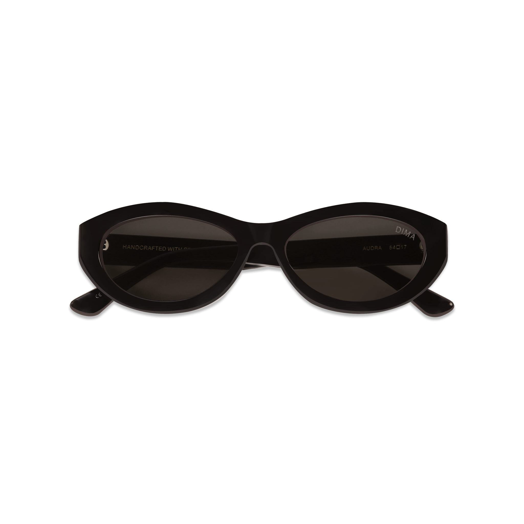 DIMA Eyewear Audra Black Frame Grey Lens 1