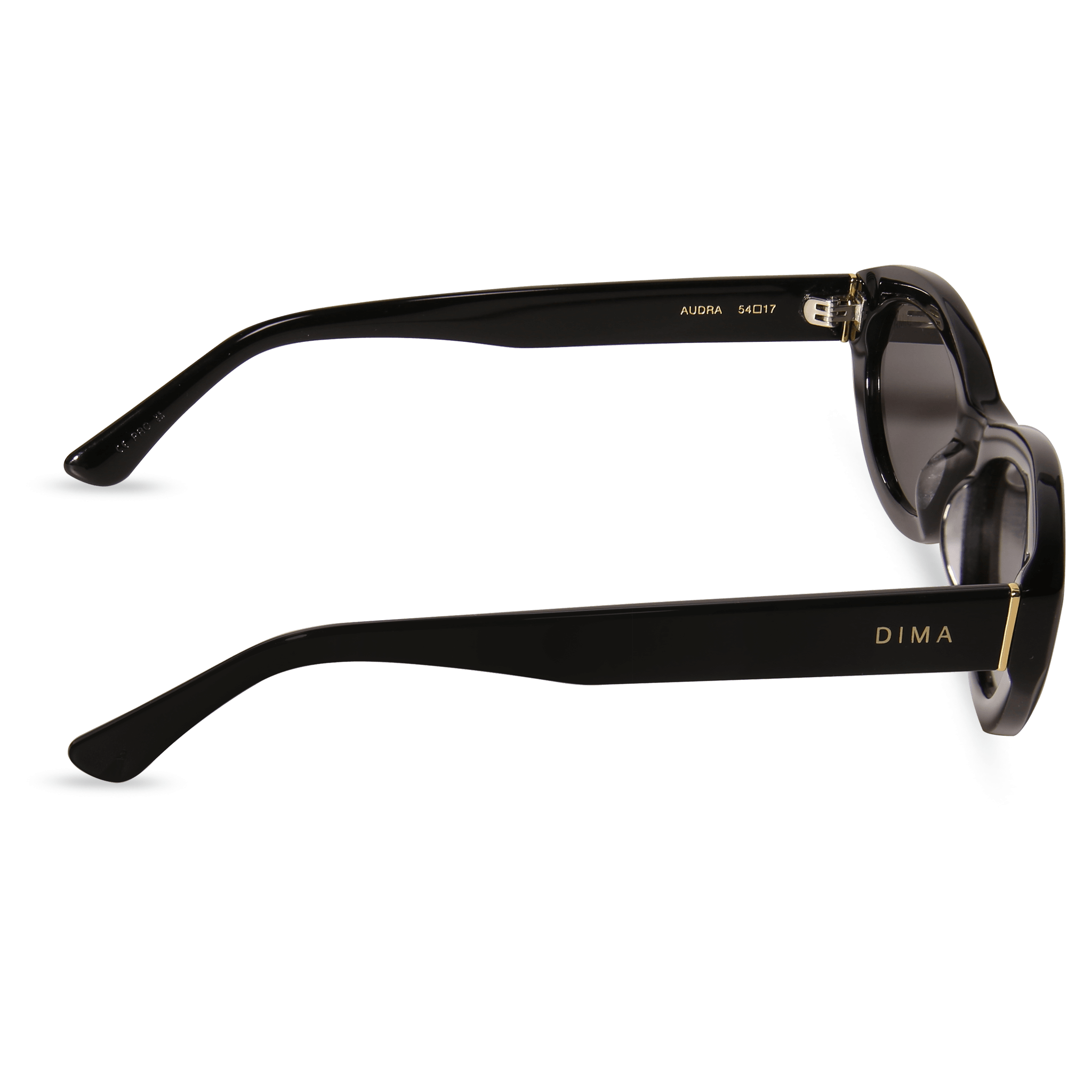 DIMA Eyewear Audra Black Frame Grey Lens 4