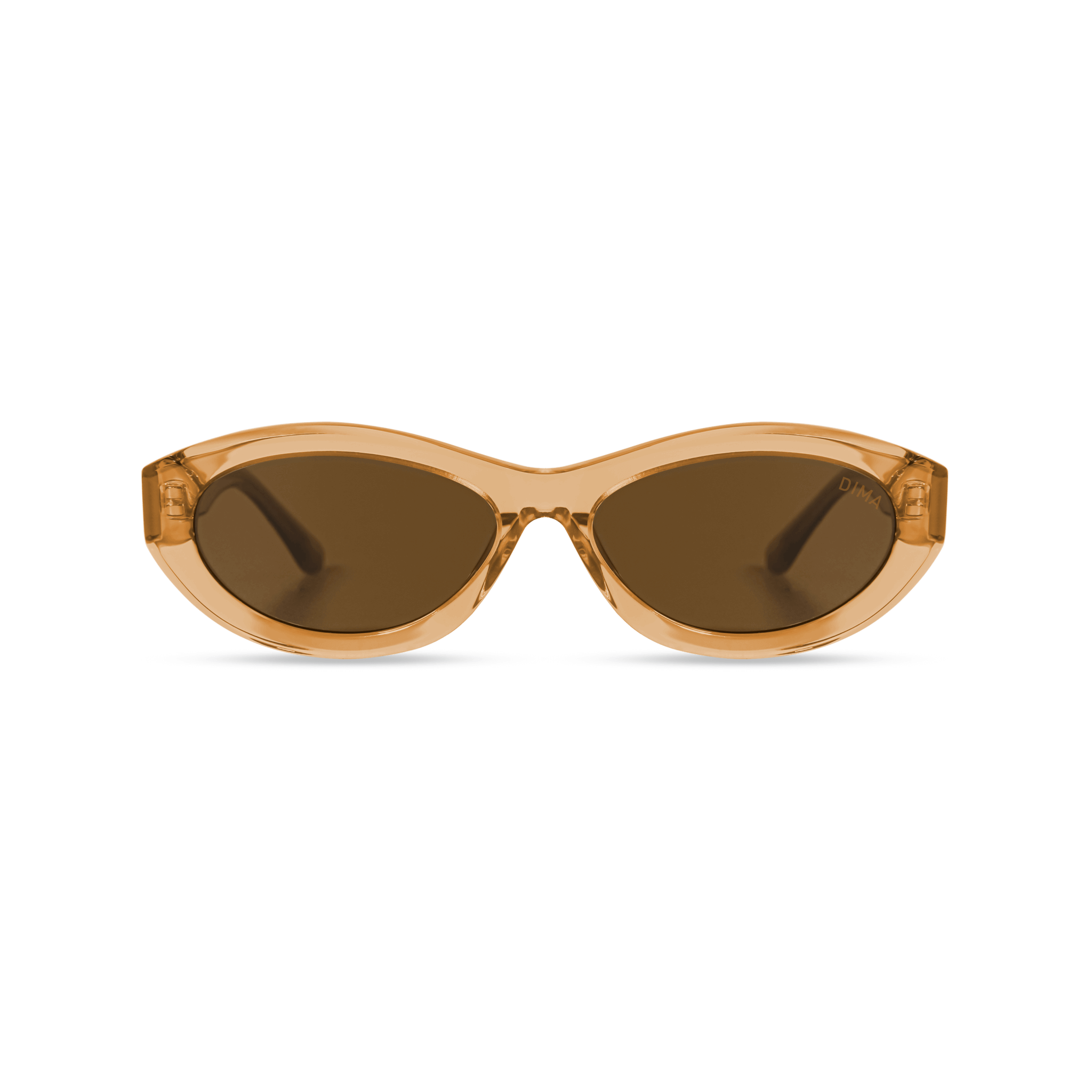 DIMA Eyewear Audra Crystal Brown Frame Brown Lens 2