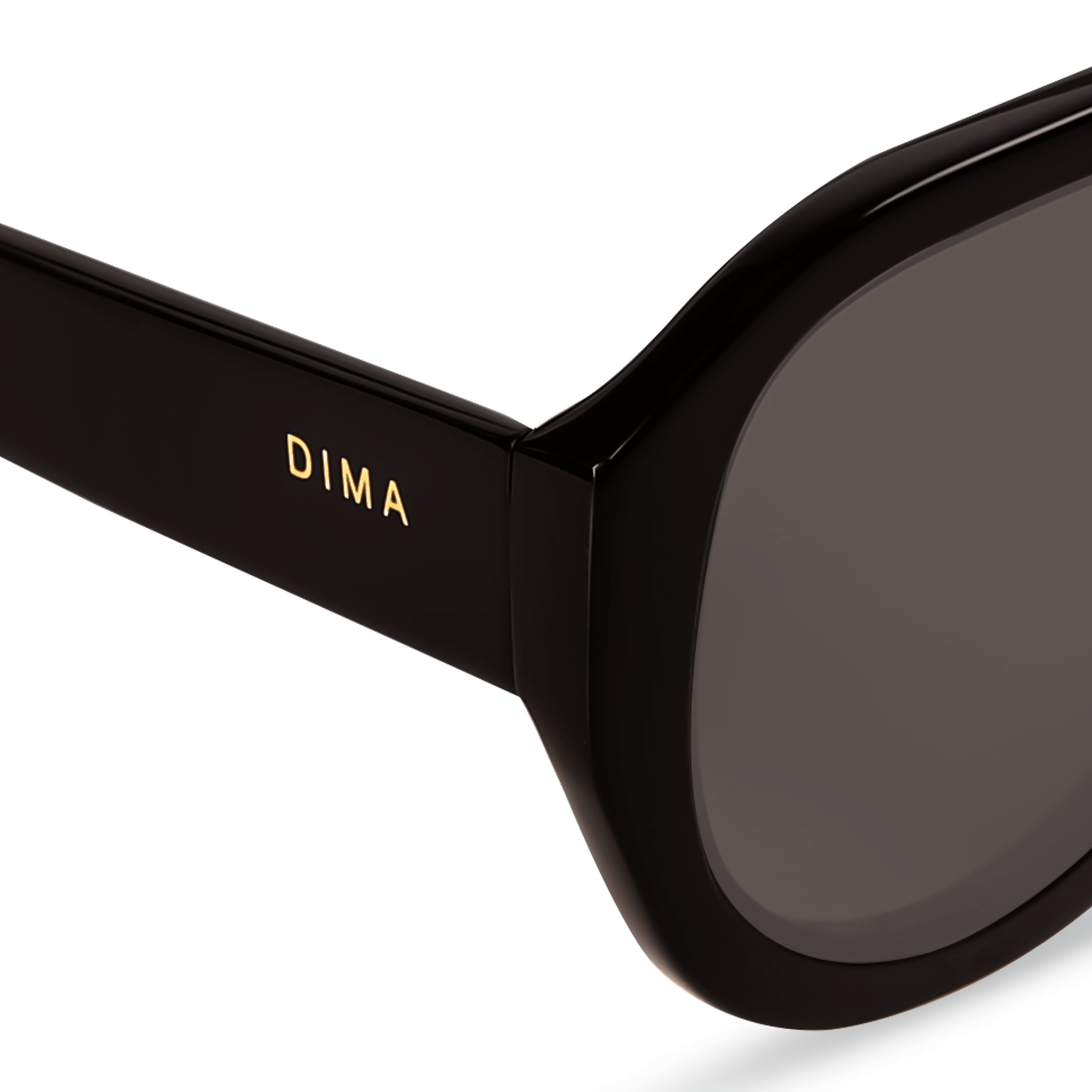 DIMA Eyewear Saffron Black Frame Grey Lens 5