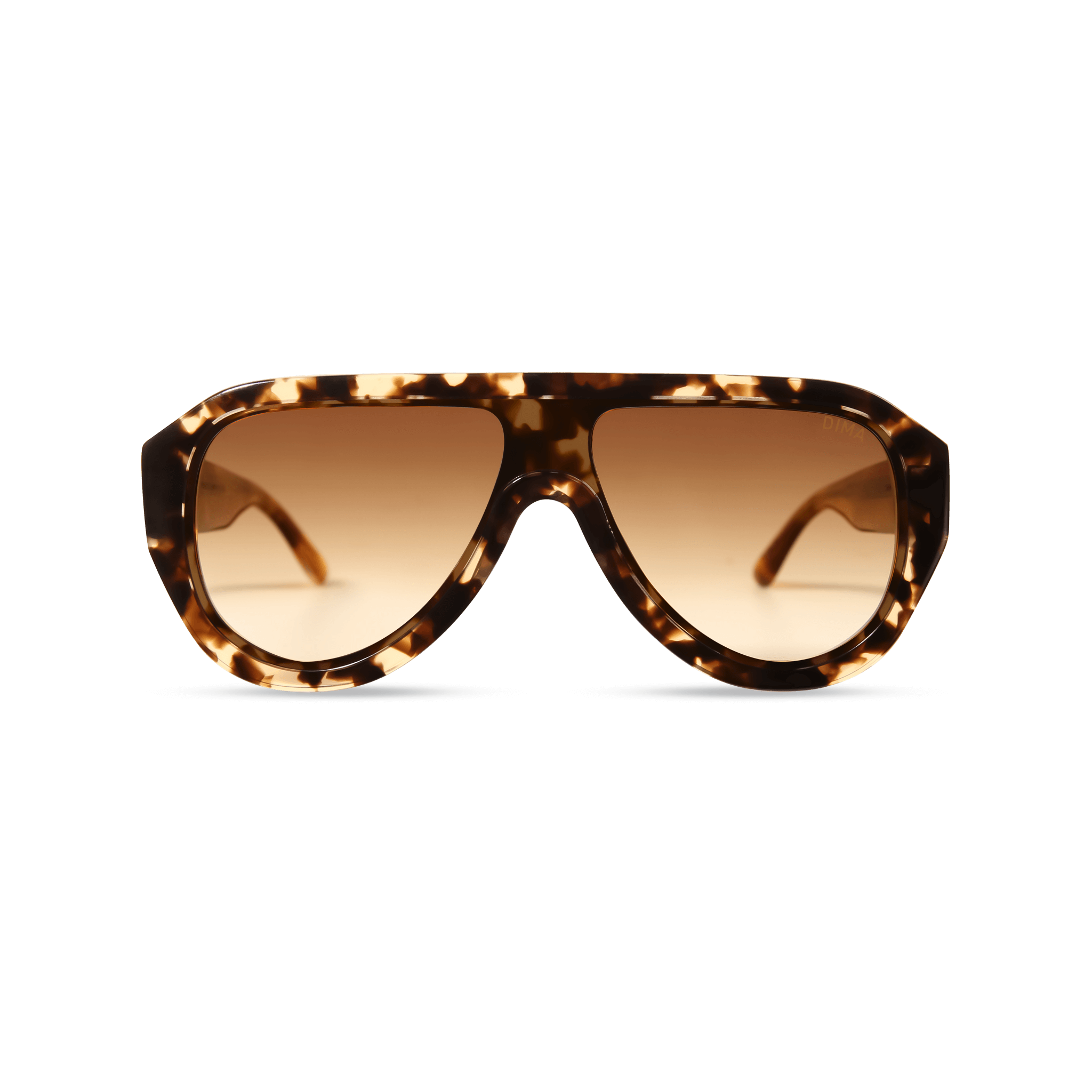 DIMA Eyewear Saffron Espresso Tortoise Frame Brown Gradient Lens 3