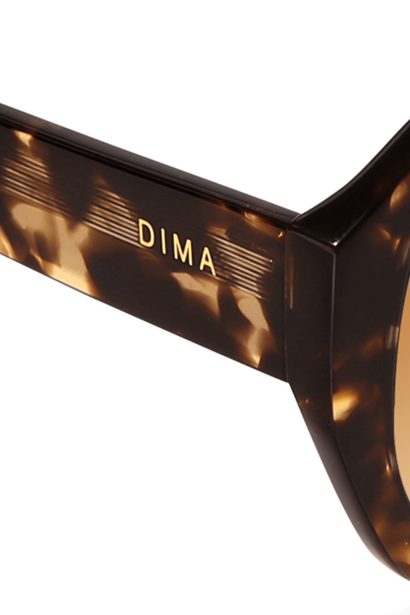 DIMA Eyewear Saffron Espresso Tortoise Frame Brown Gradient Lens 4