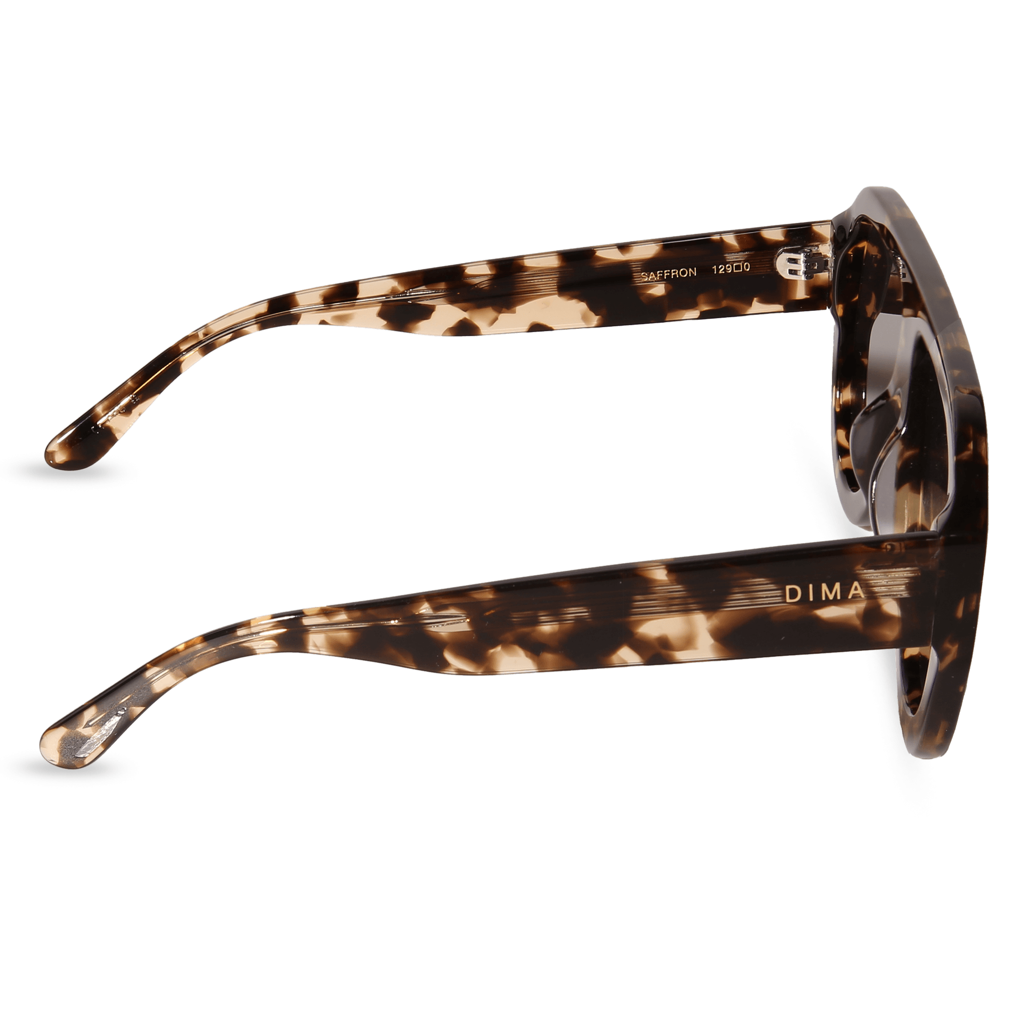 DIMA Eyewear Saffron Espresso Tortoise Frame Brown Gradient Lens 5