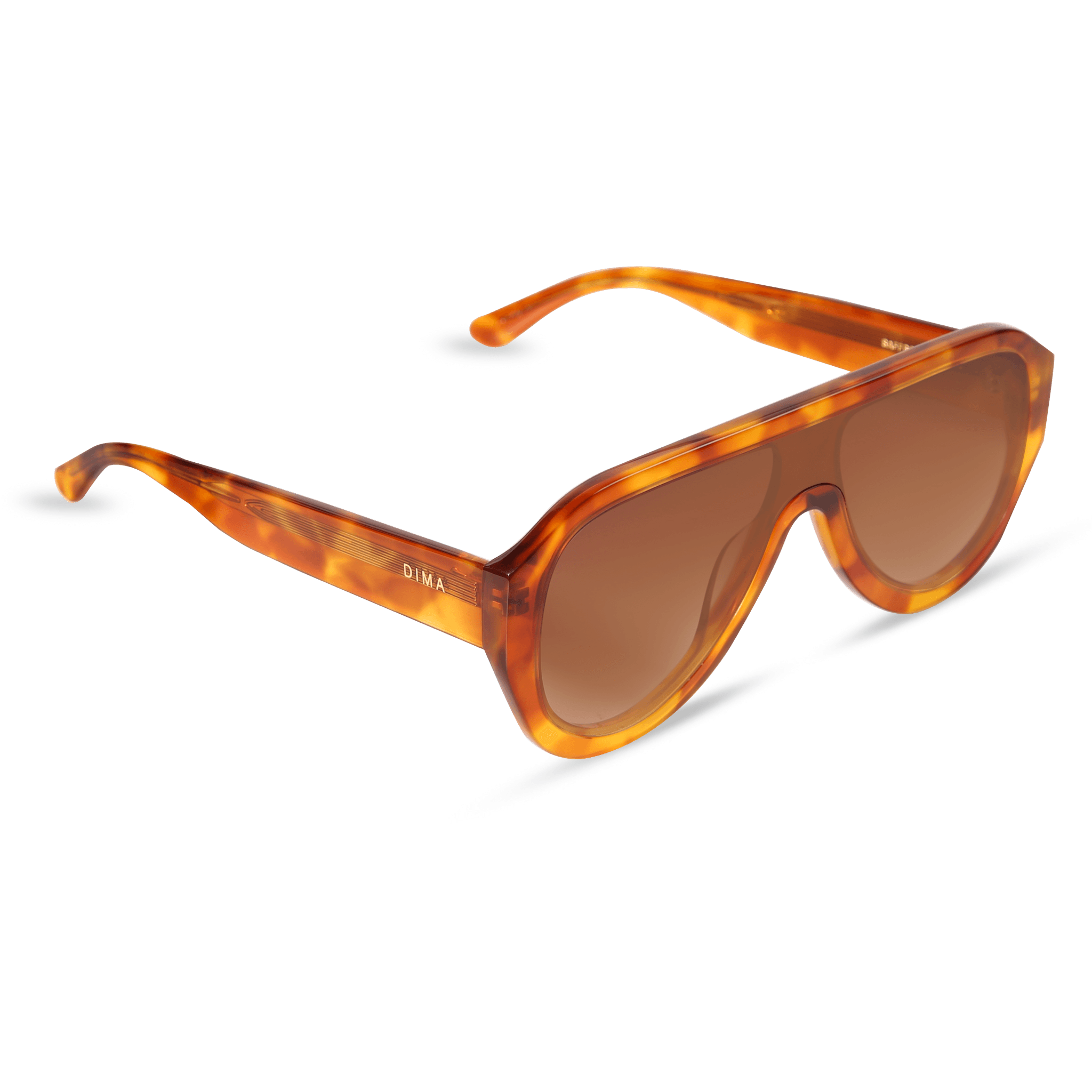 DIMA Eyewear Saffron Havana Frame Brown Lens 3