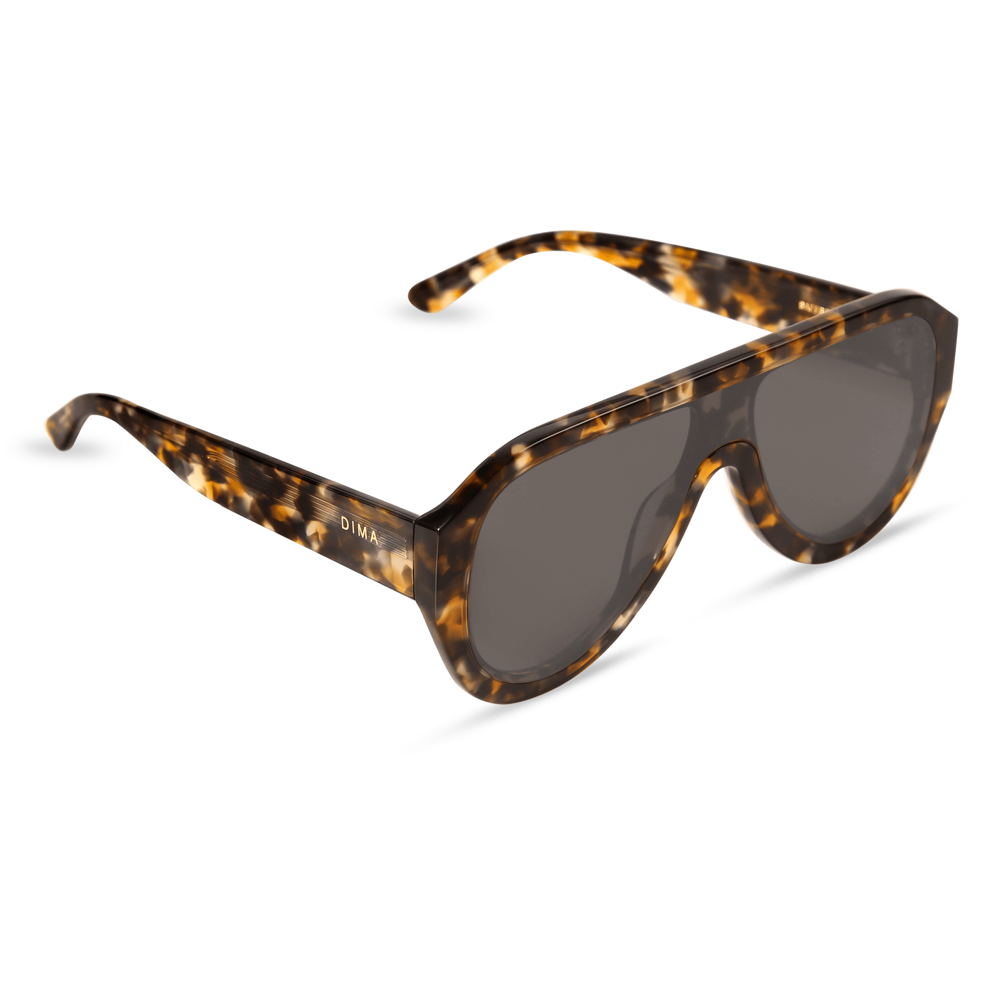 DIMA Eyewear Saffron Smoky Tortoise Frame Grey Lens 3