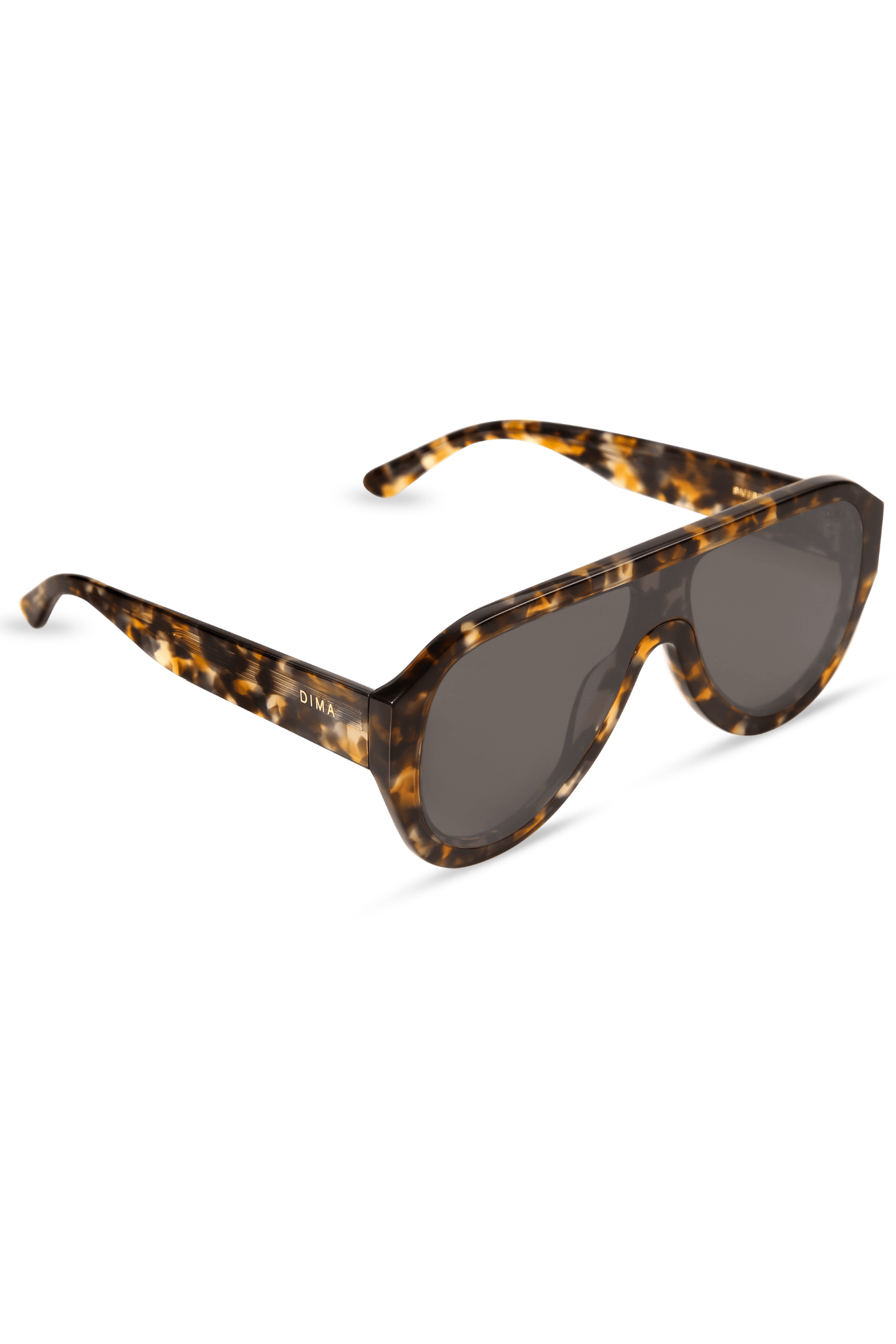 DIMA Eyewear Saffron Smoky Tortoise Frame Grey Lens 3