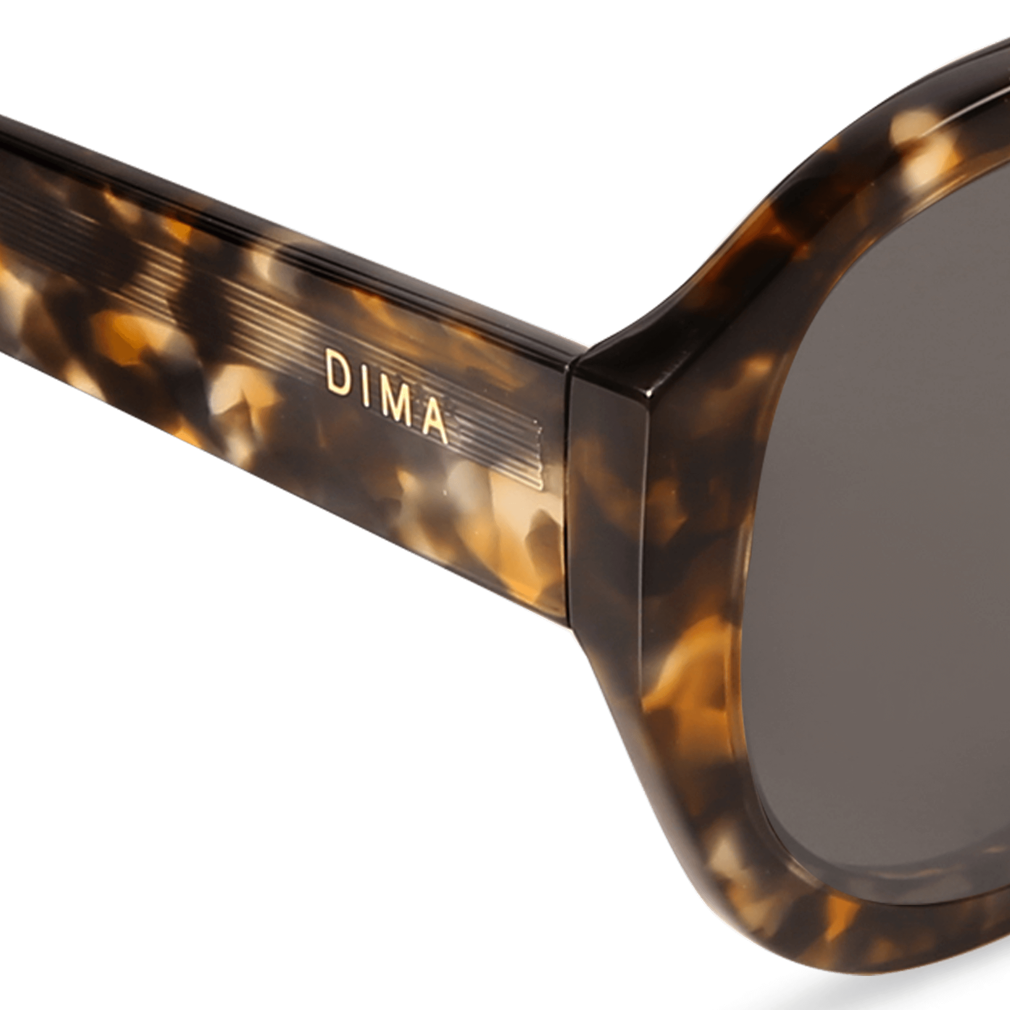 DIMA Eyewear Saffron Smoky Tortoise Frame Grey Lens 5