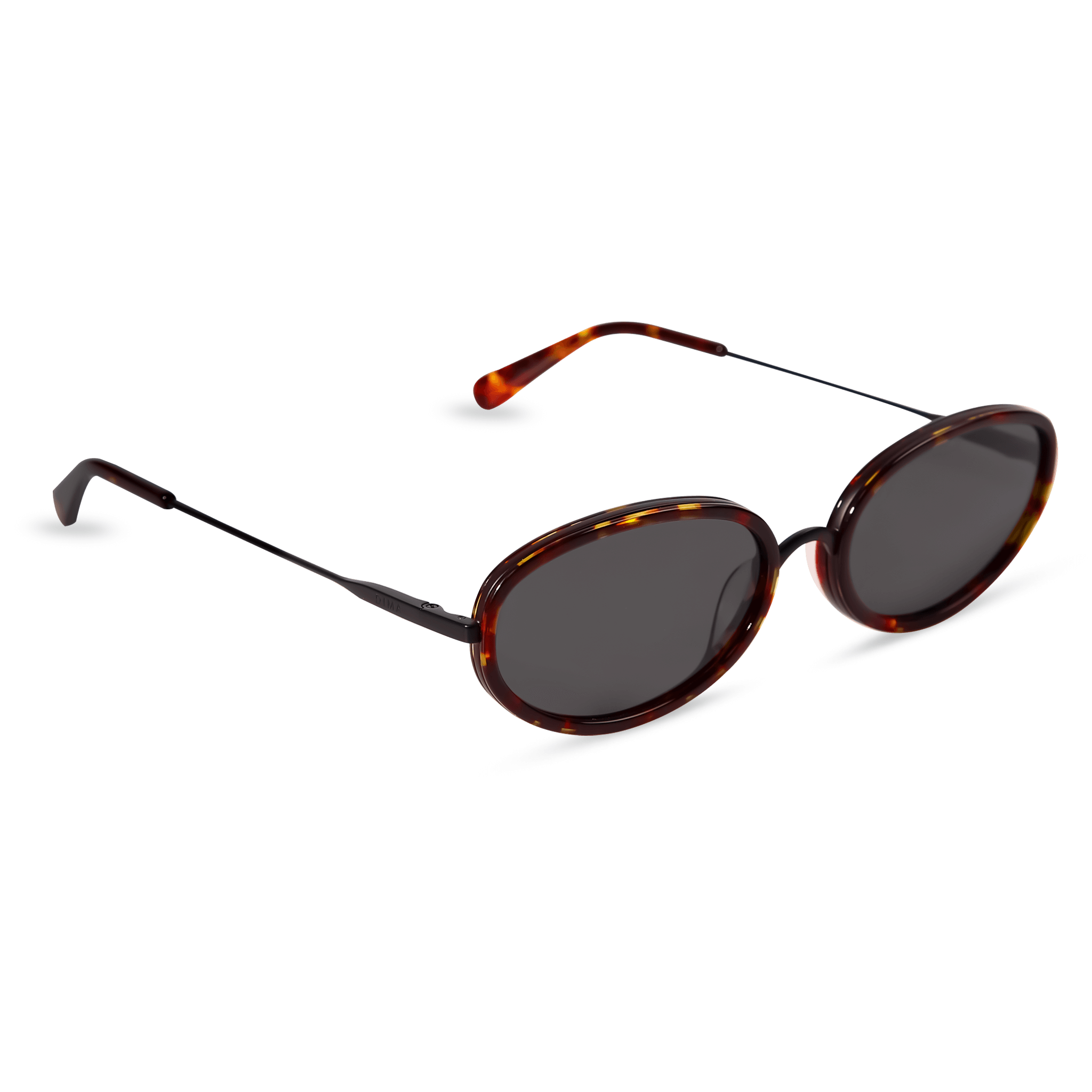DIMA Eyewear Solis Black Dark Tortoise Frame Grey Lens 3