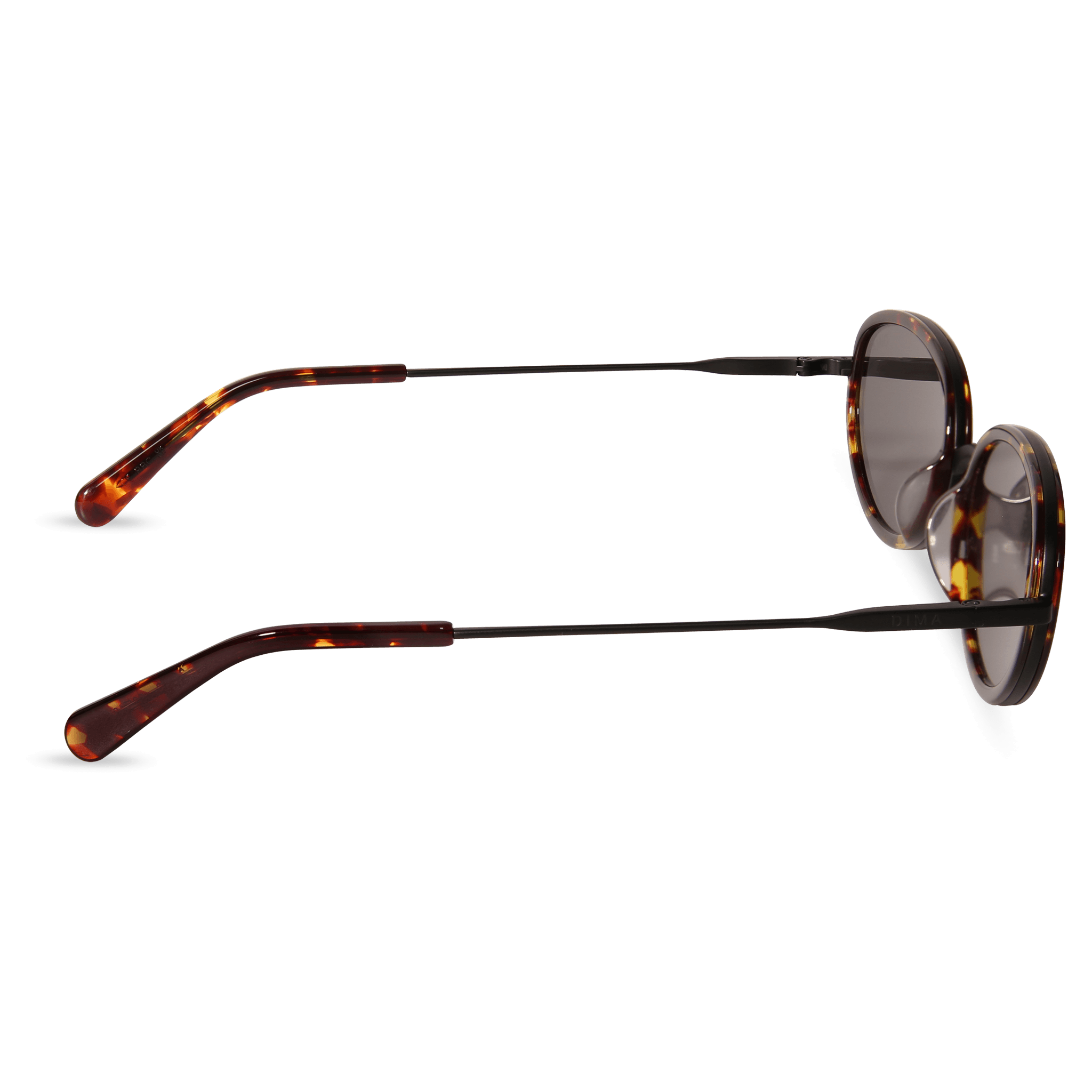 DIMA Eyewear Solis Black Dark Tortoise Frame Grey Lens 4