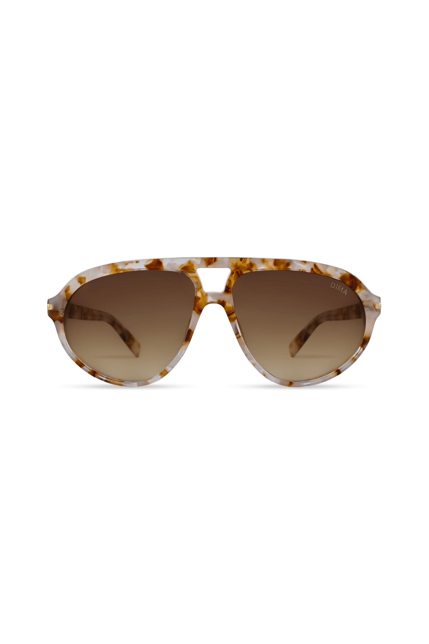 DIMA Sunglasses Eclipz Brown Pearl Frame Brown Gradient Lens 1