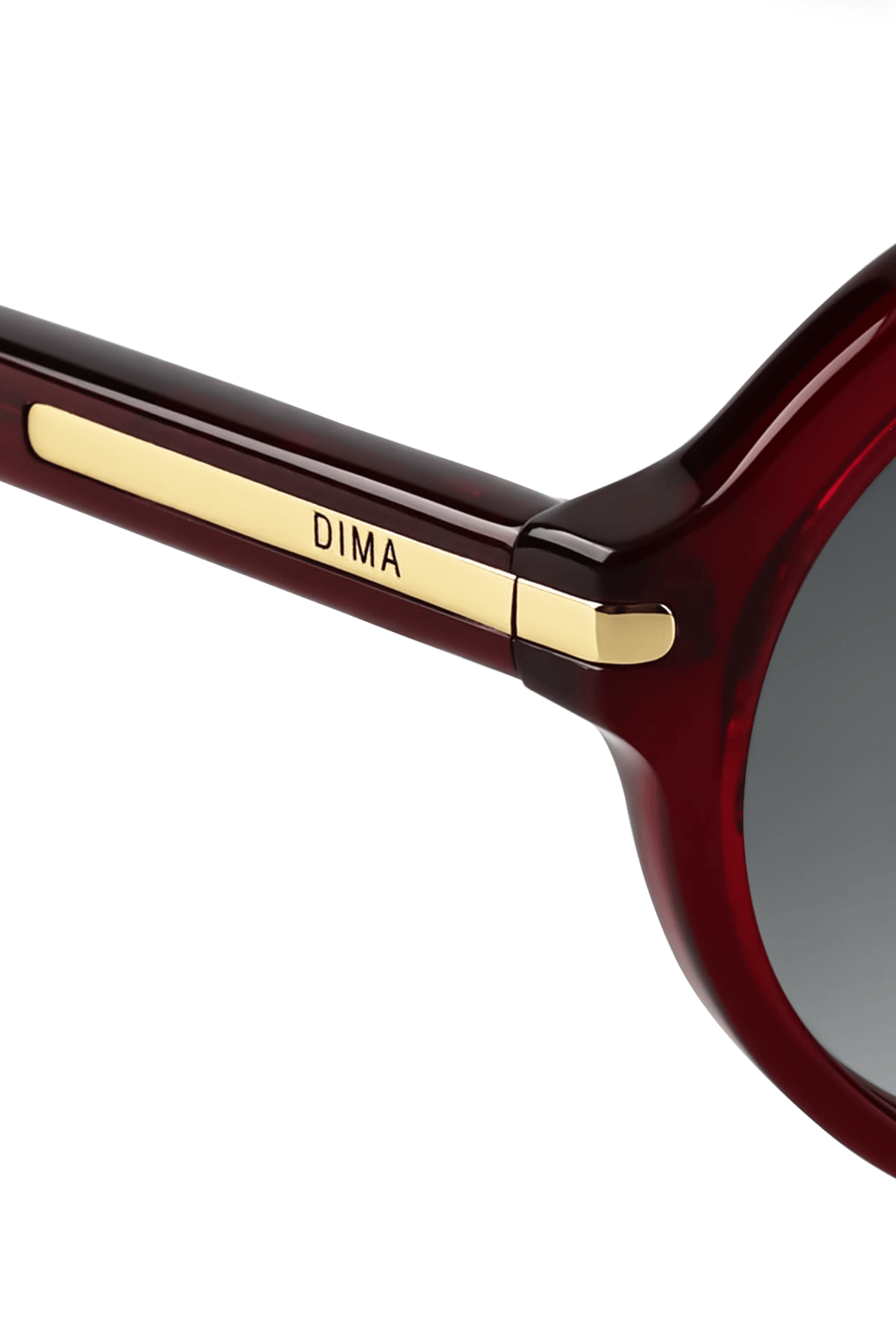 DIMA Sunglasses Eclipz Crystal Red Frame Grey Gradient Lens 5