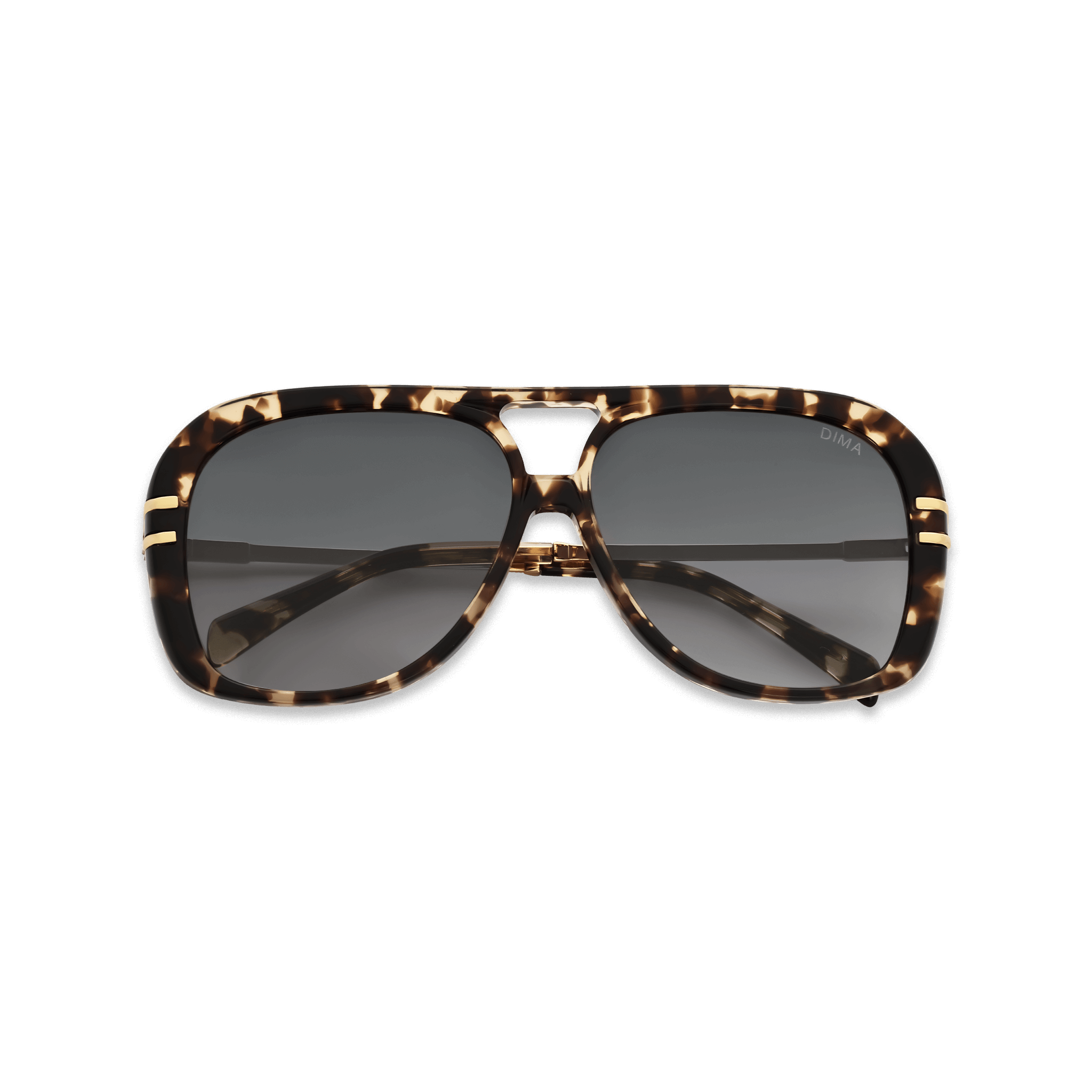 DIMA Sunglasses Spark Espresso Tortoise Frame Grey Gradient Lens 2