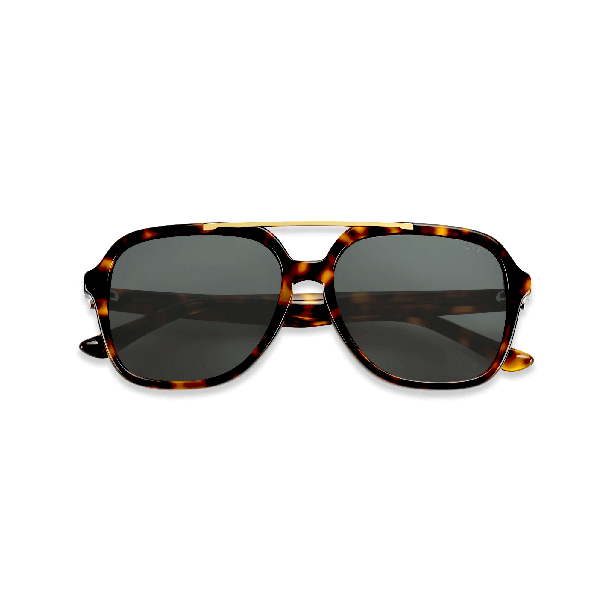 Dima Eyewear Vista Brown Tortoise Frame Grey Lens 2