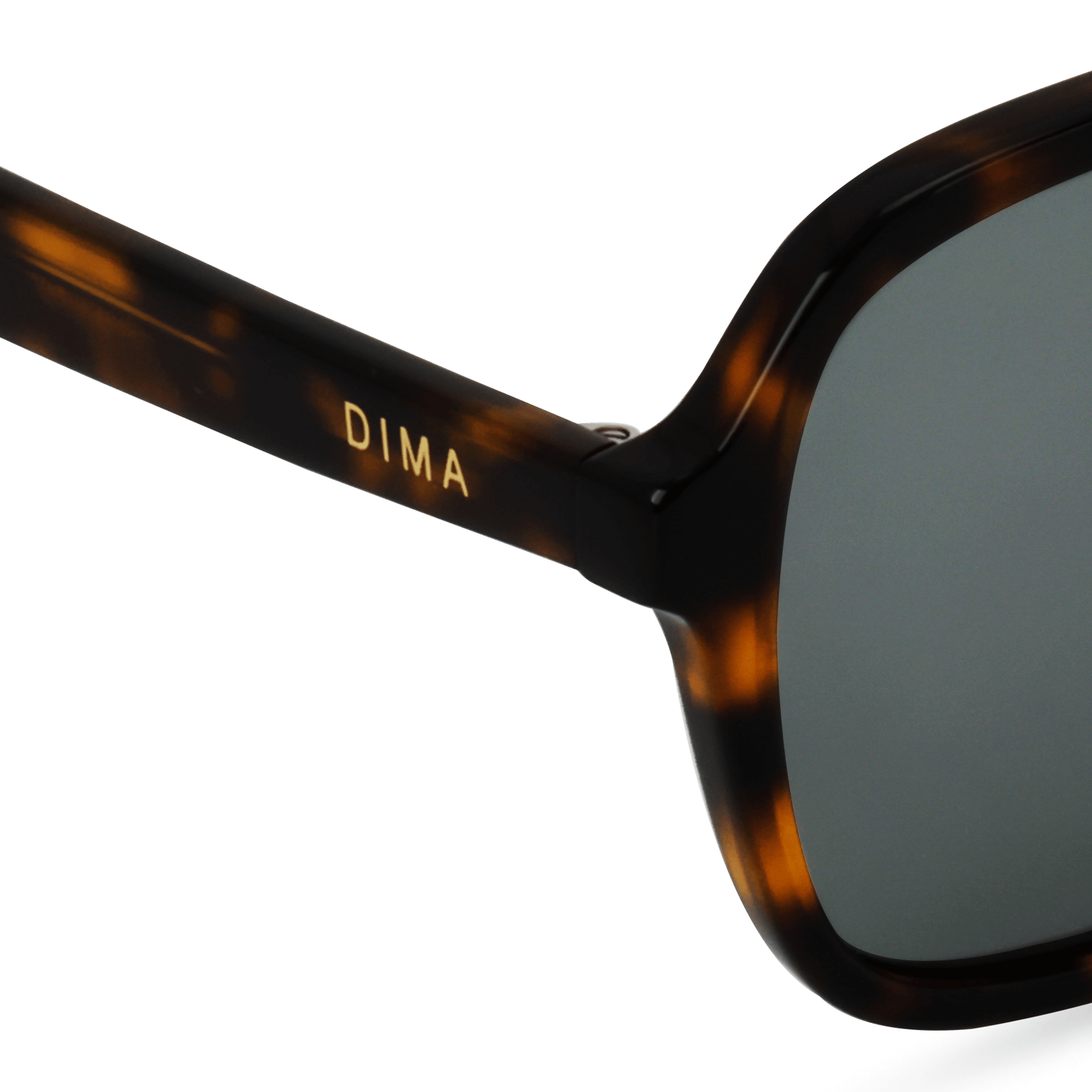 Dima Eyewear Vista Brown Tortoise Frame Grey Lens 5