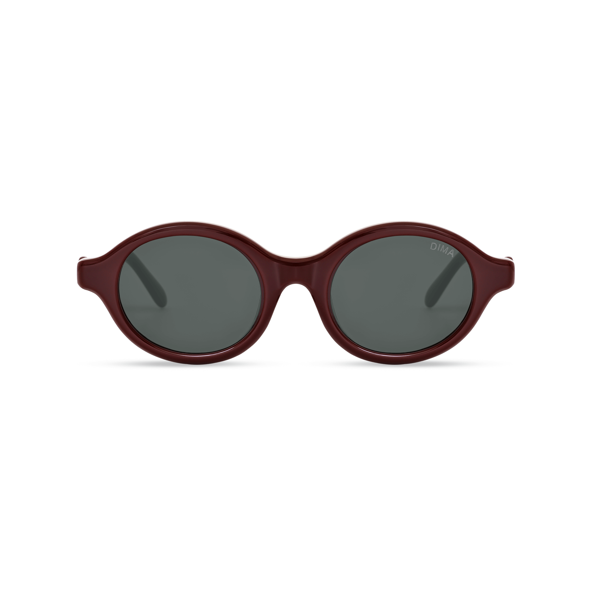 Dima Sunglasses Aila Burgundy Frame Grey Lens 1