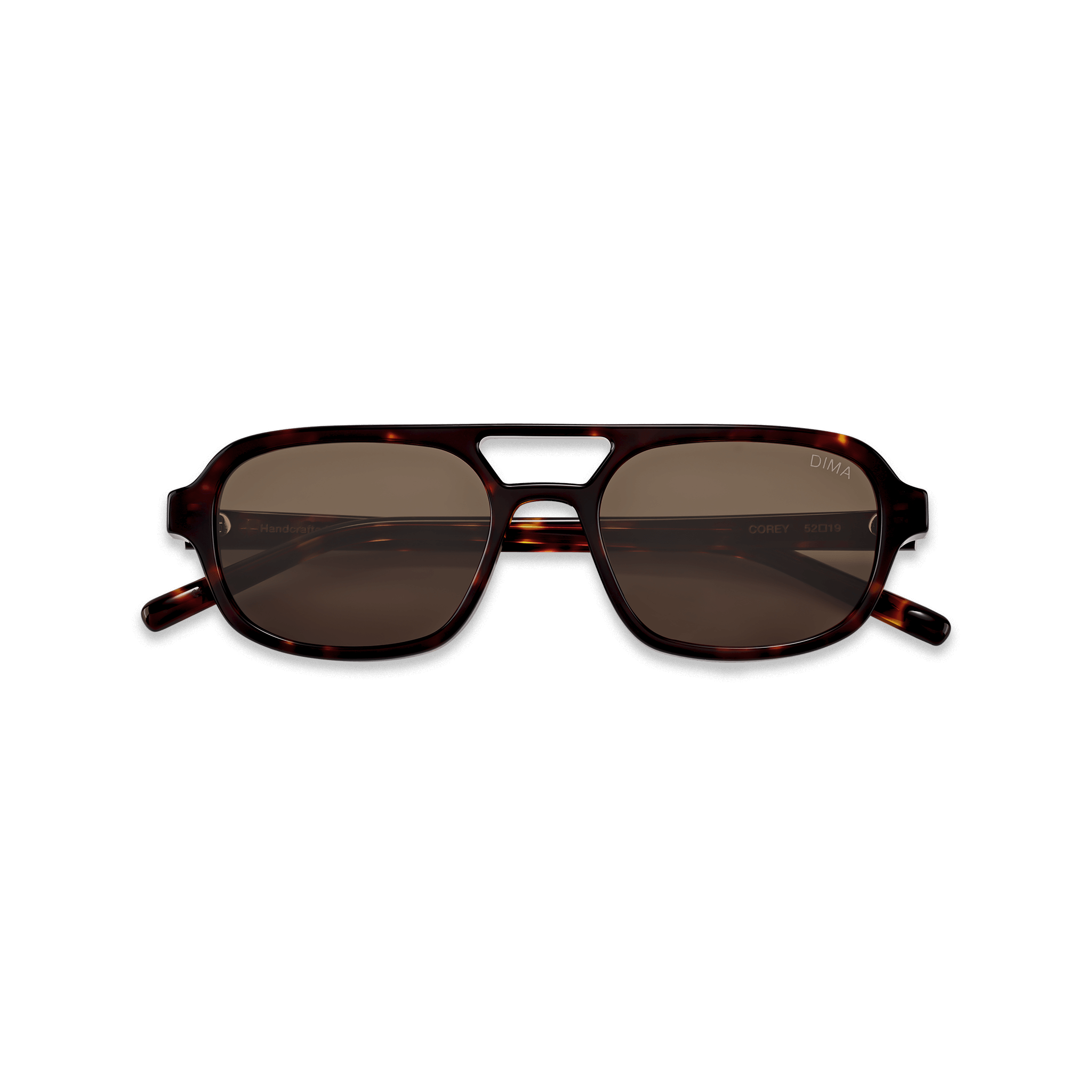 Dima Sunglasses Corey Dark Tortoise Frame Brown Lens 2