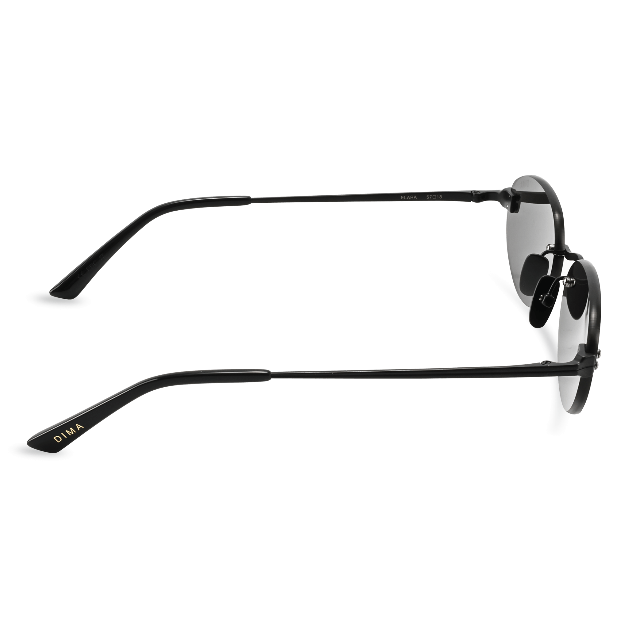 Dima Sunglasses Elara Black Frame Grey Lens 4