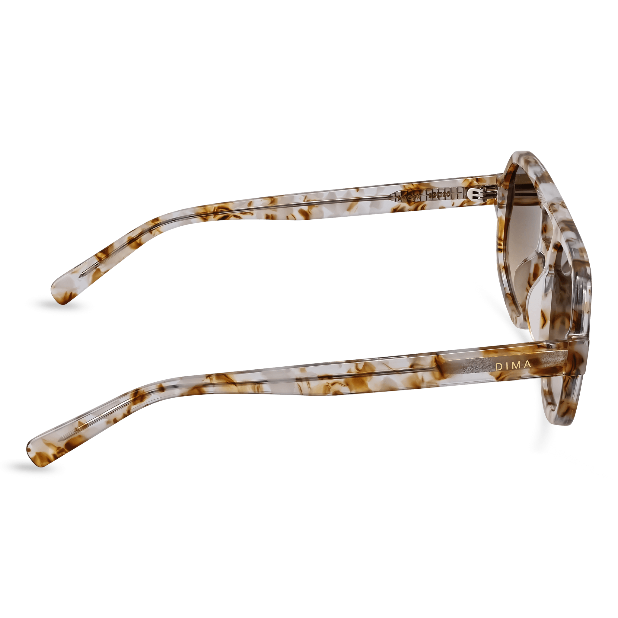 Dima Sunglasses Naomi Brown Pearl Frame Brown Gradient Lens 4