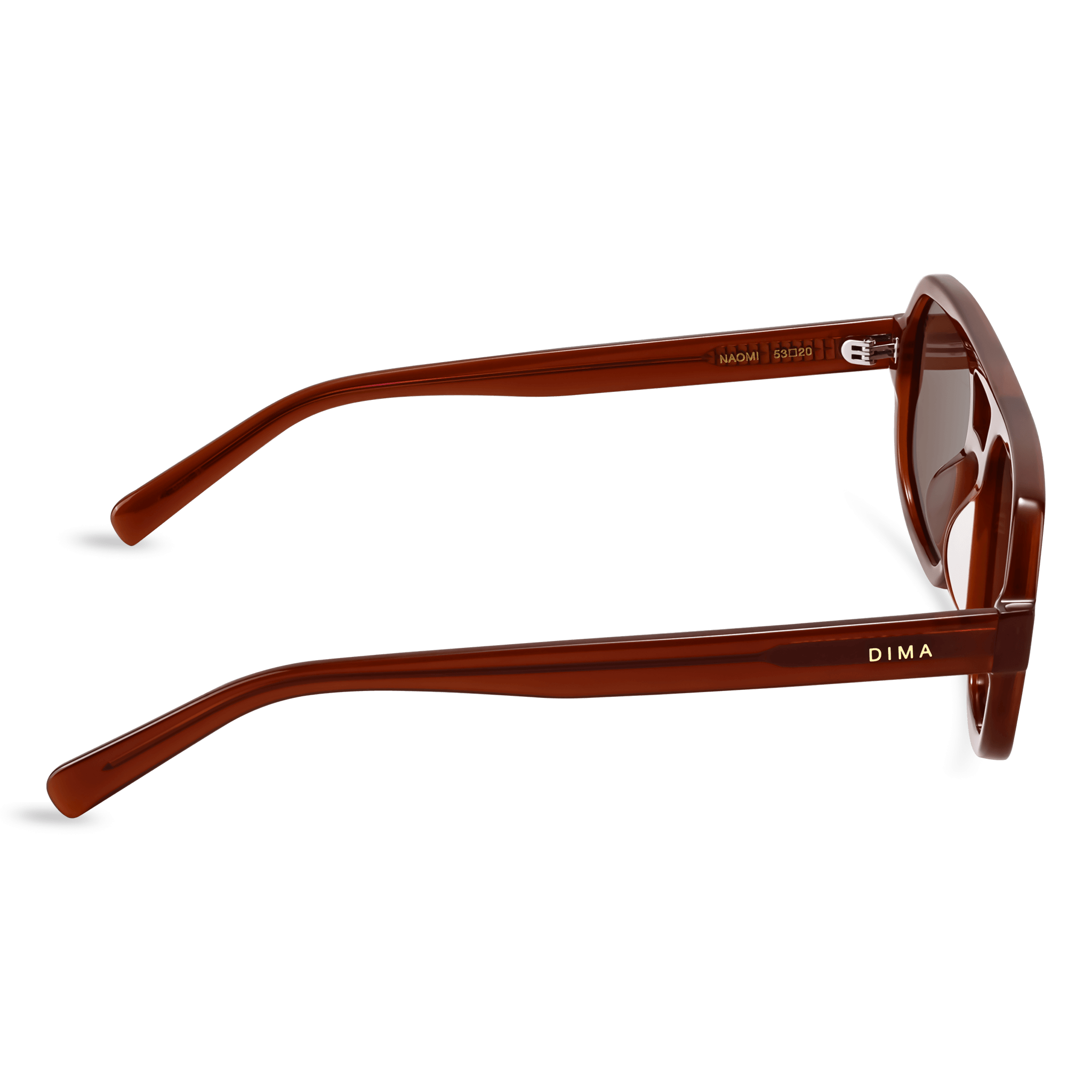 Dima Sunglasses Naomi Honey Marple Frame Warm Tea-brown Gradient Lens 4