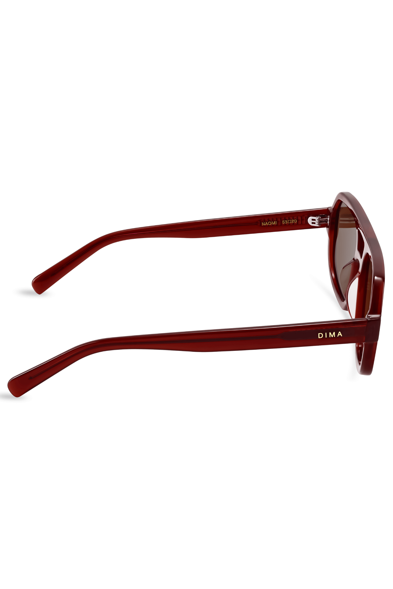Dima Sunglasses Naomi Honey Marple Frame Warm Tea-brown Gradient Lens 4