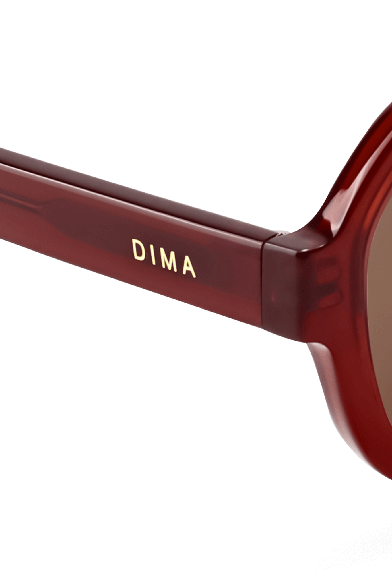 Dima Sunglasses Naomi Honey Marple Frame Warm Tea-brown Gradient Lens 5