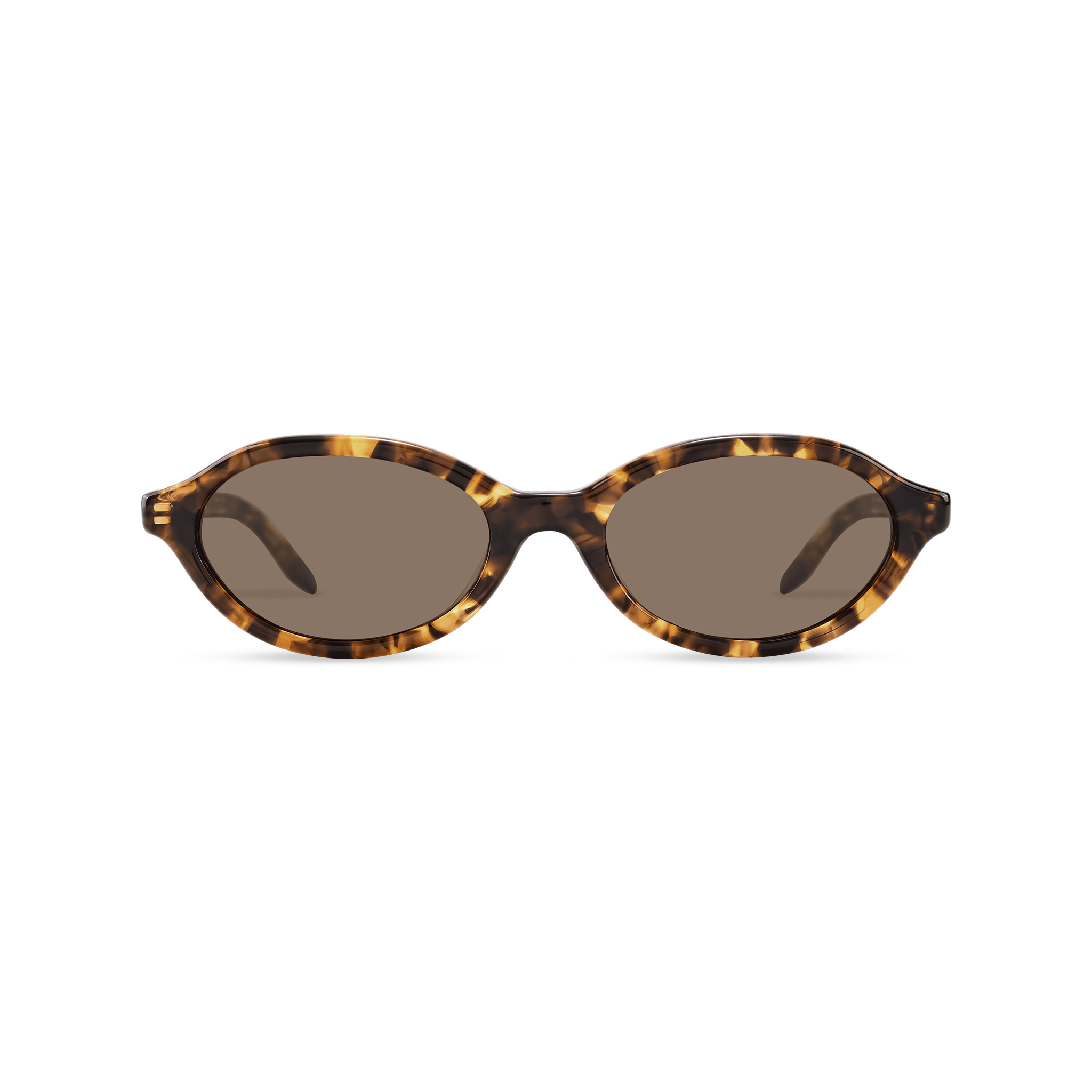 Dima Sunglasses Tess Dark Amber Tortoise Frame Brown Lens 1