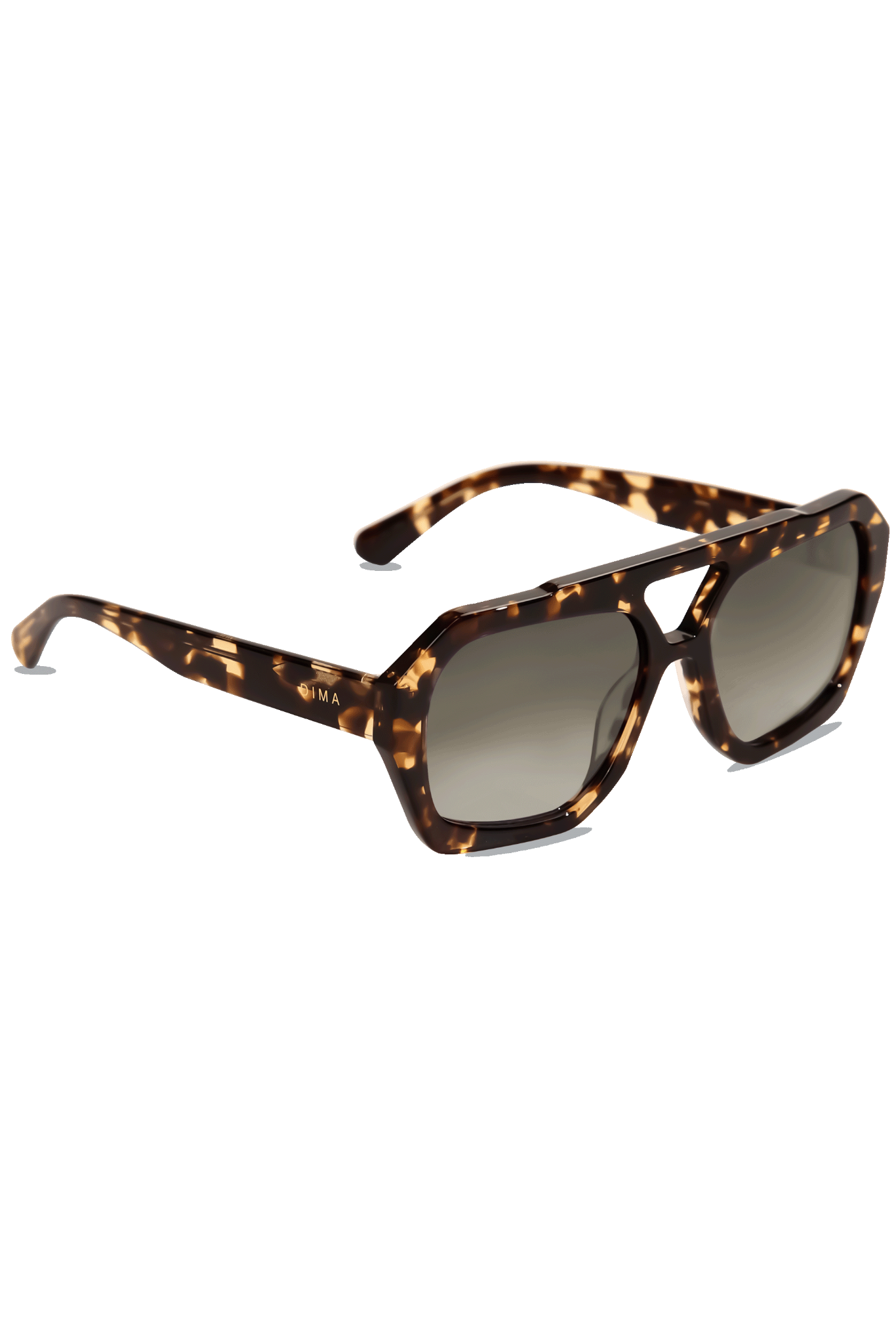 diam sunglass beth blonde tortoise frame grey gradient lens 2