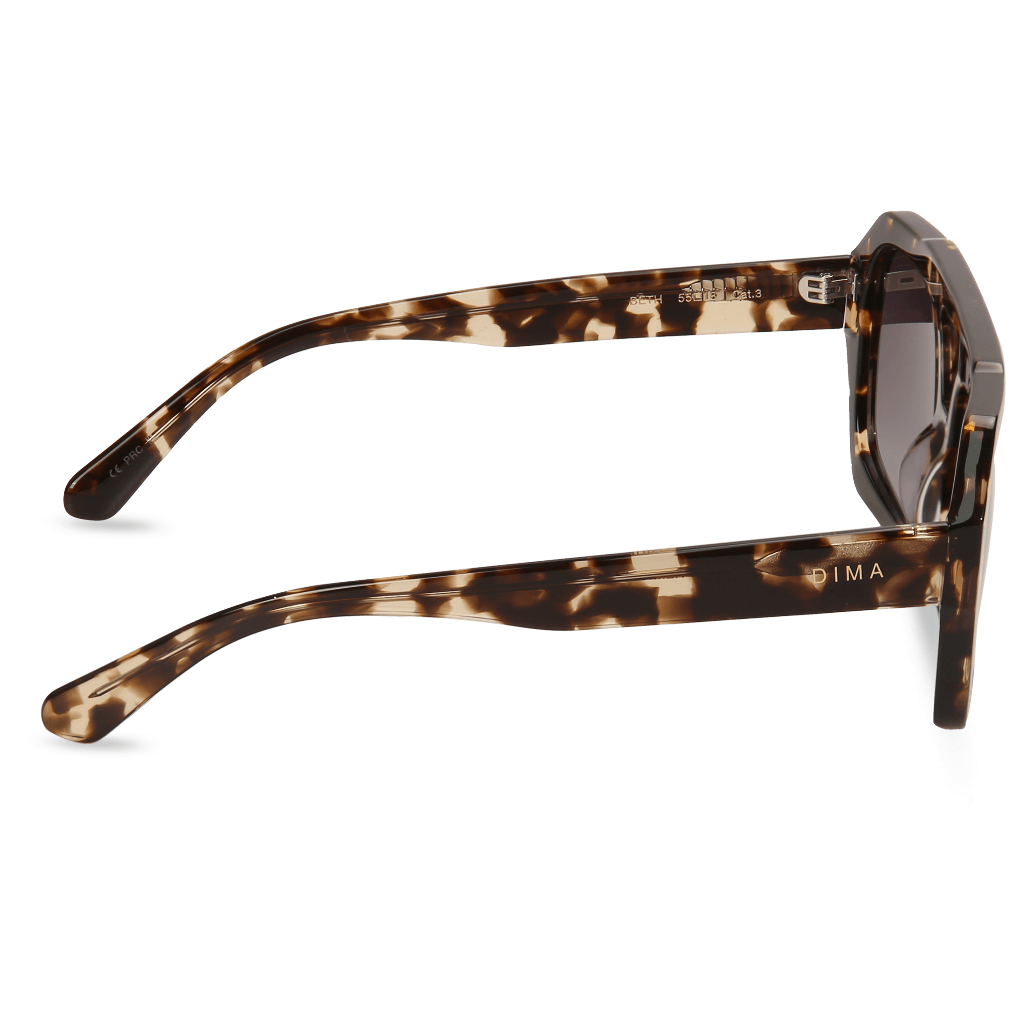 diam sunglass beth blonde tortoise frame grey gradient lens 3