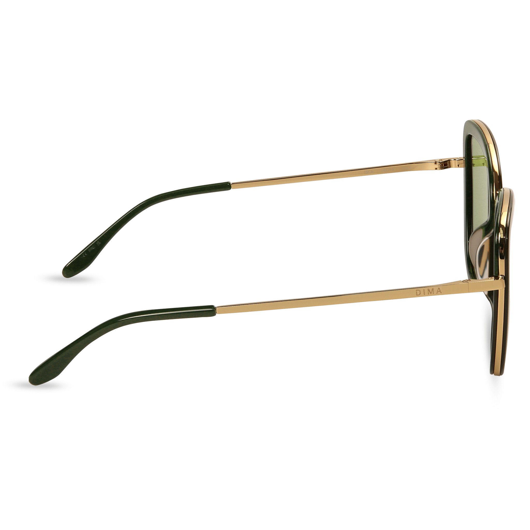 dima sunglass Isla gold olive frame olive lens 3