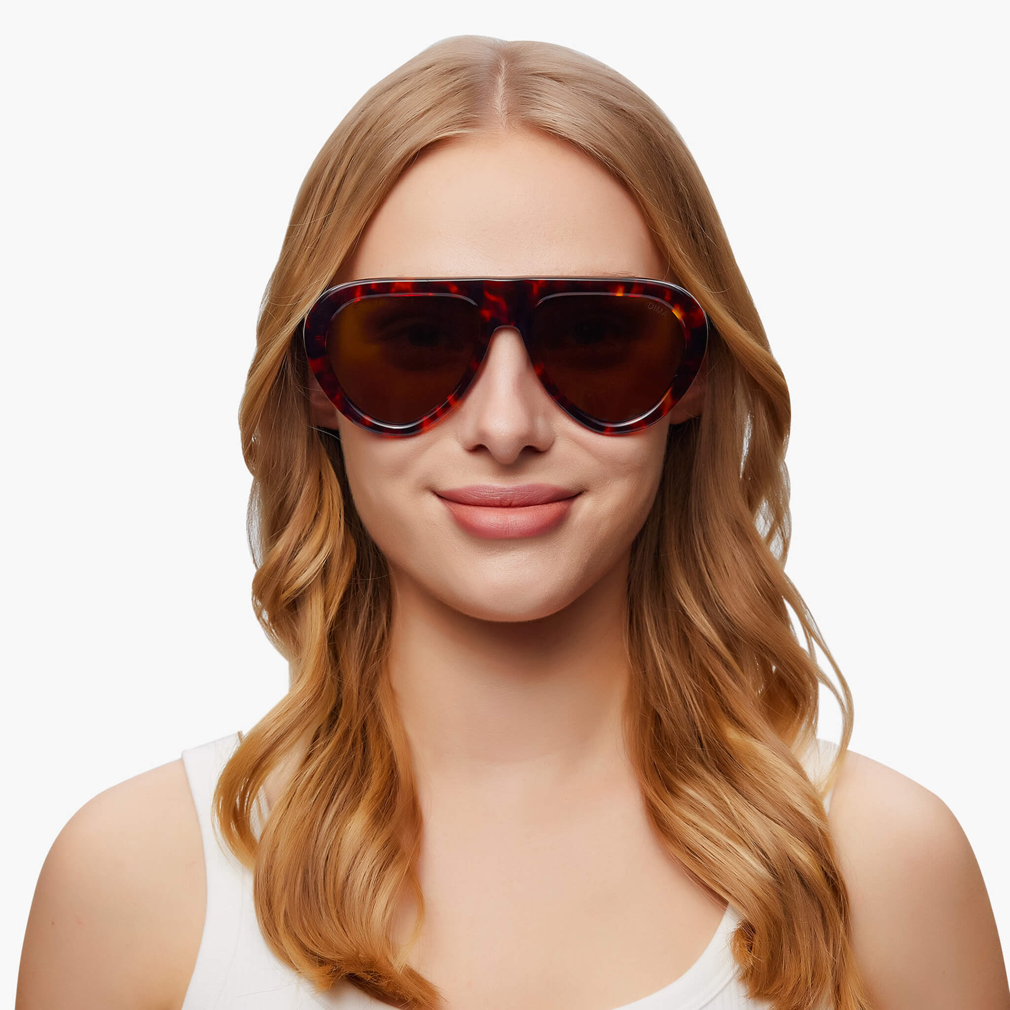 dima sunglass aggie dark tortoise frame brown lens model 1