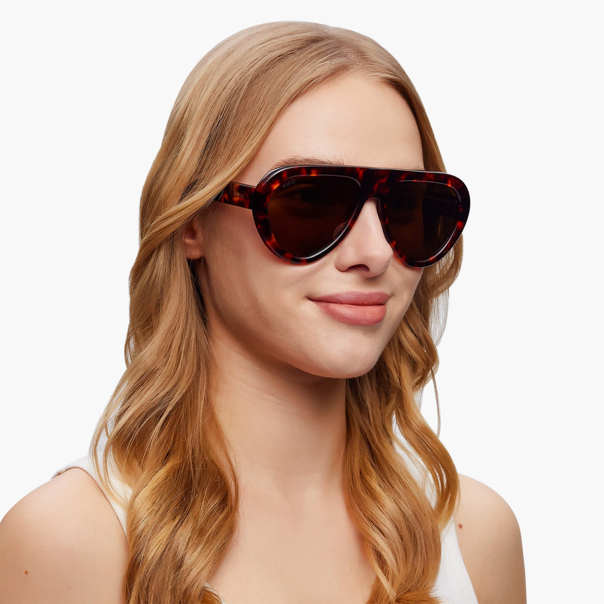 dima sunglass aggie dark tortoise frame brown lens model 2