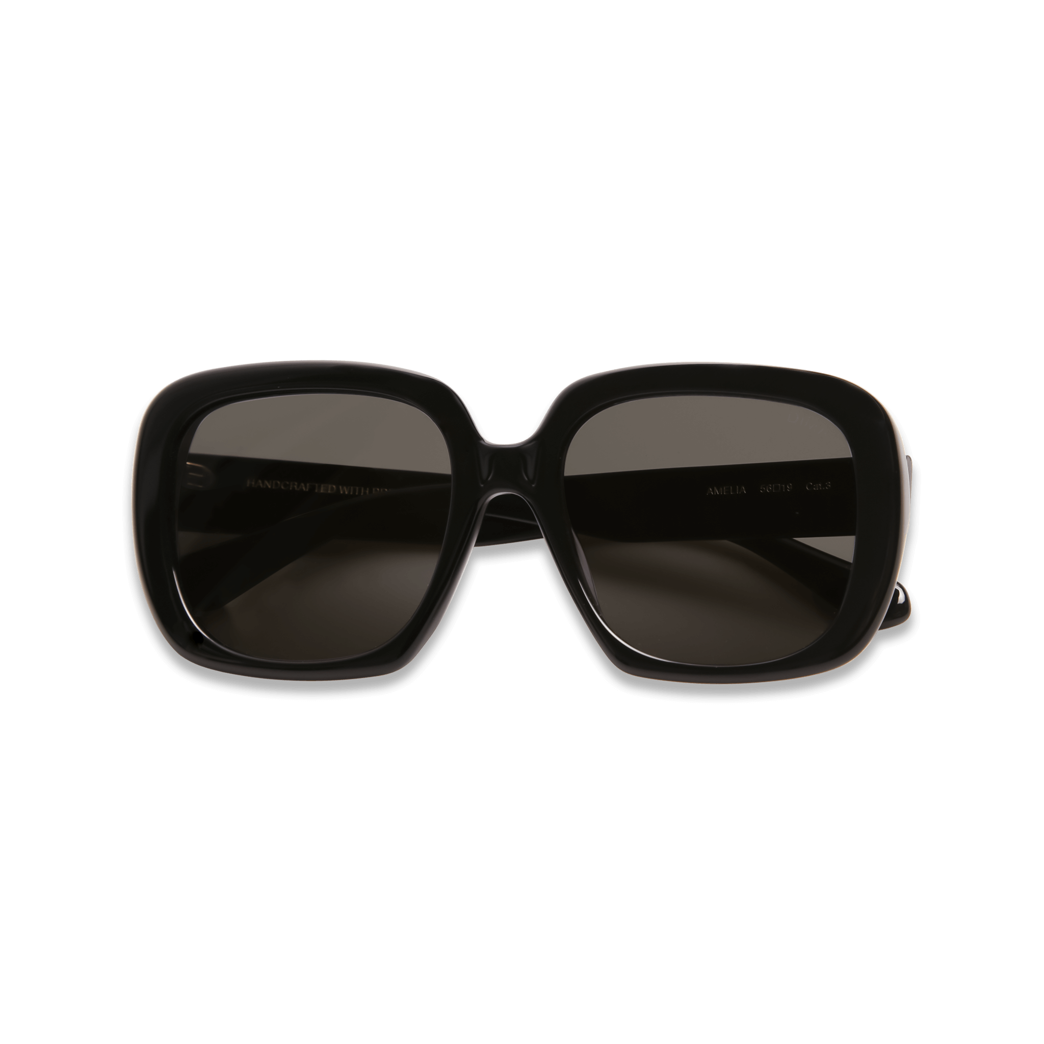 dima sunglass amelia black frame grey lens 5