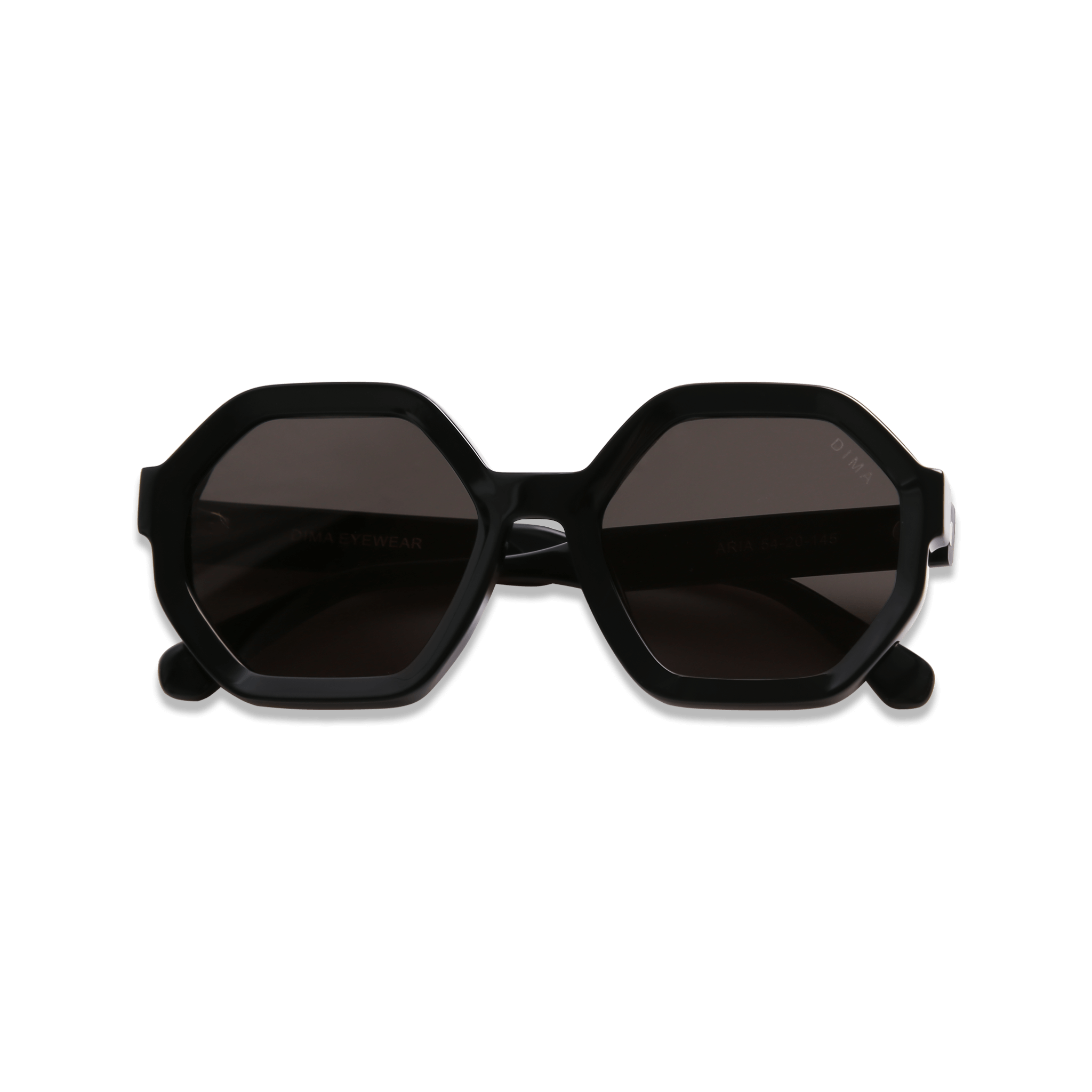 dima sunglass aria black frame grey lens 5