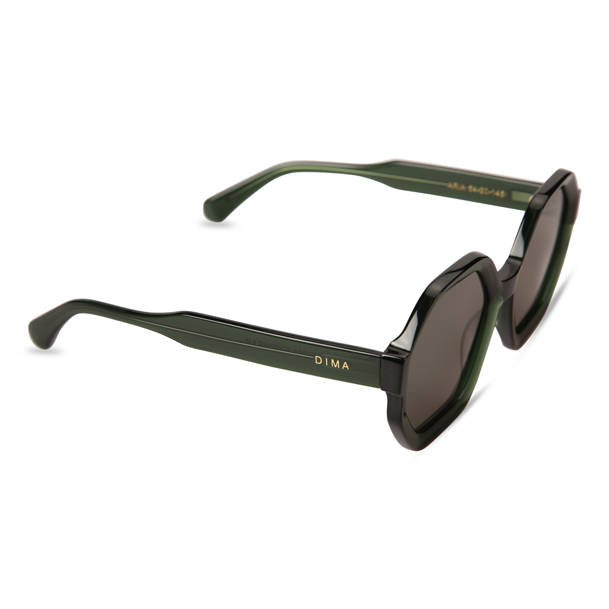 dima sunglass aria crystal green frame green lens 2