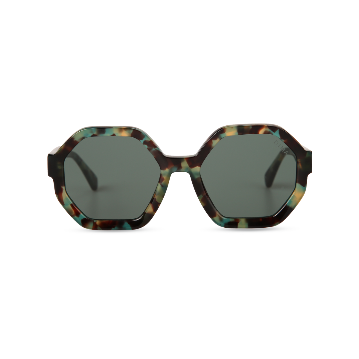dima sunglass aria green tortoise frame g15 lens 1