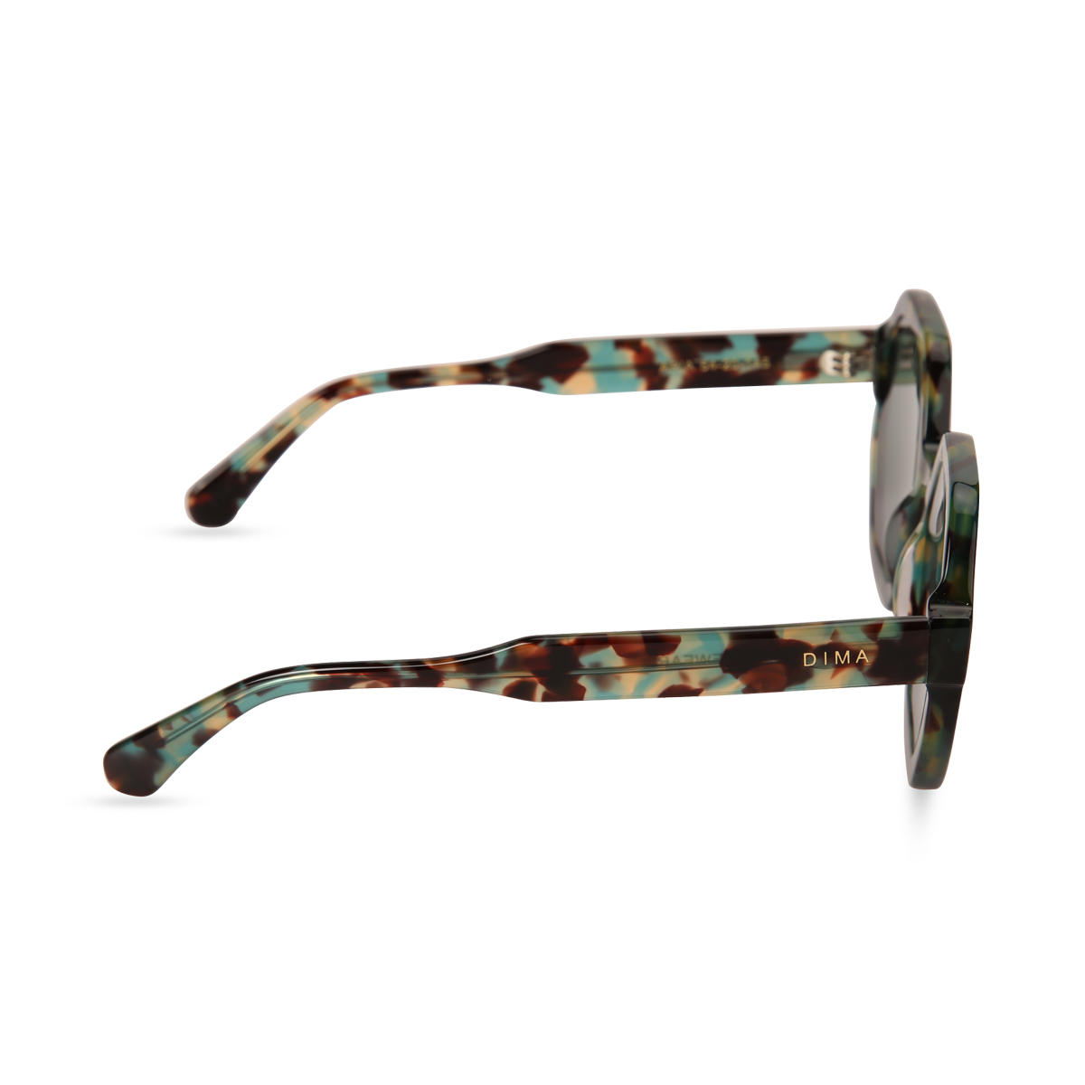dima sunglass aria green tortoise frame g15 lens model 3