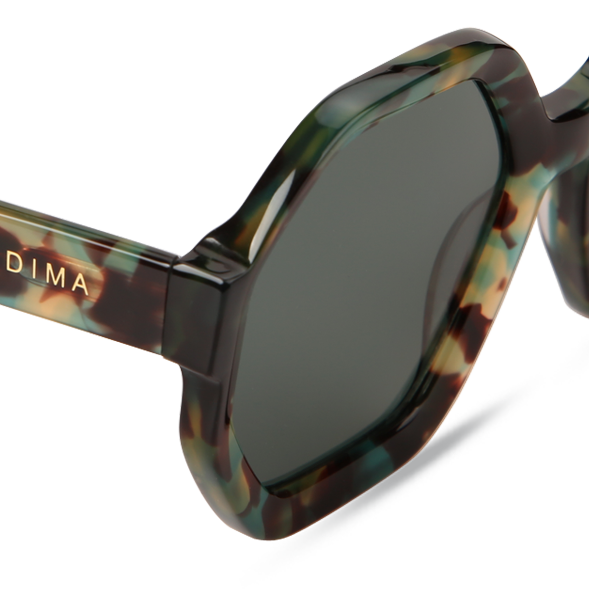 dima sunglass aria green tortoise frame g15 lens 4