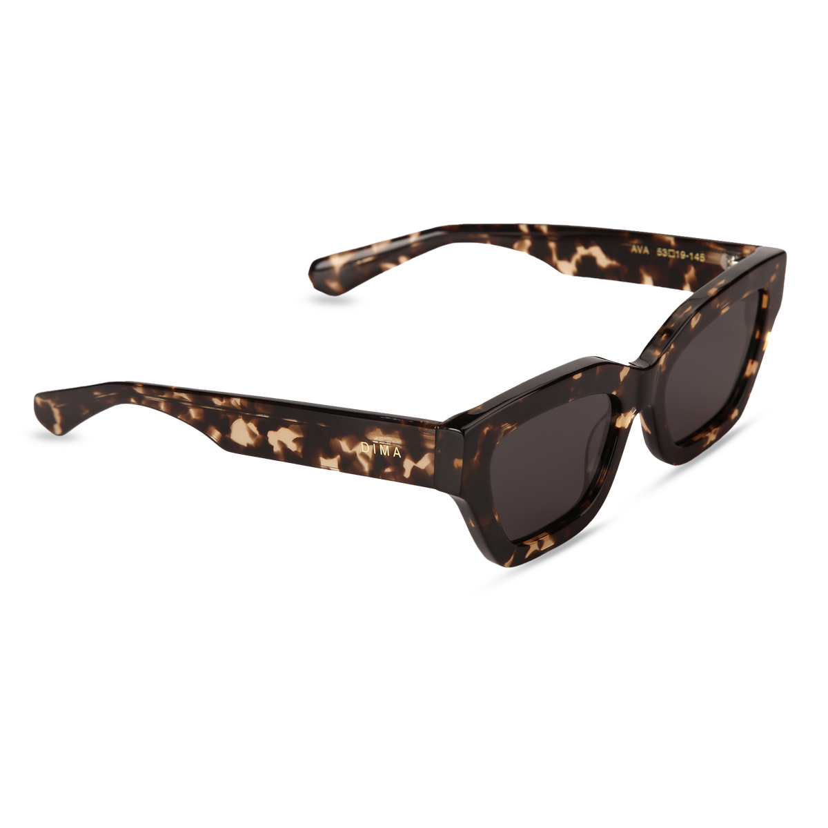 dima sunglass ava blonde tortoise frame grey lens 3