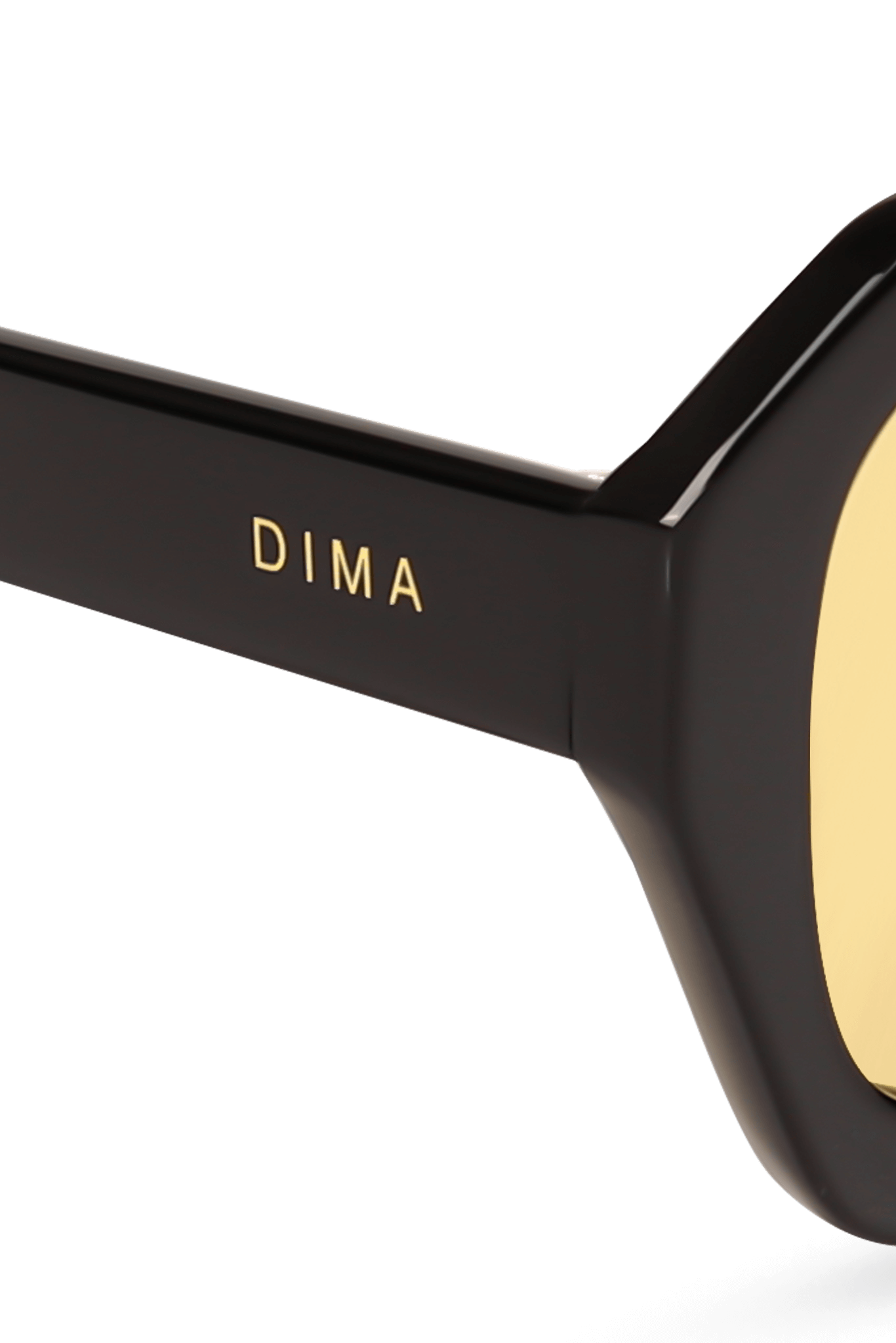 dima sunglass beth black frame yellow lens 4