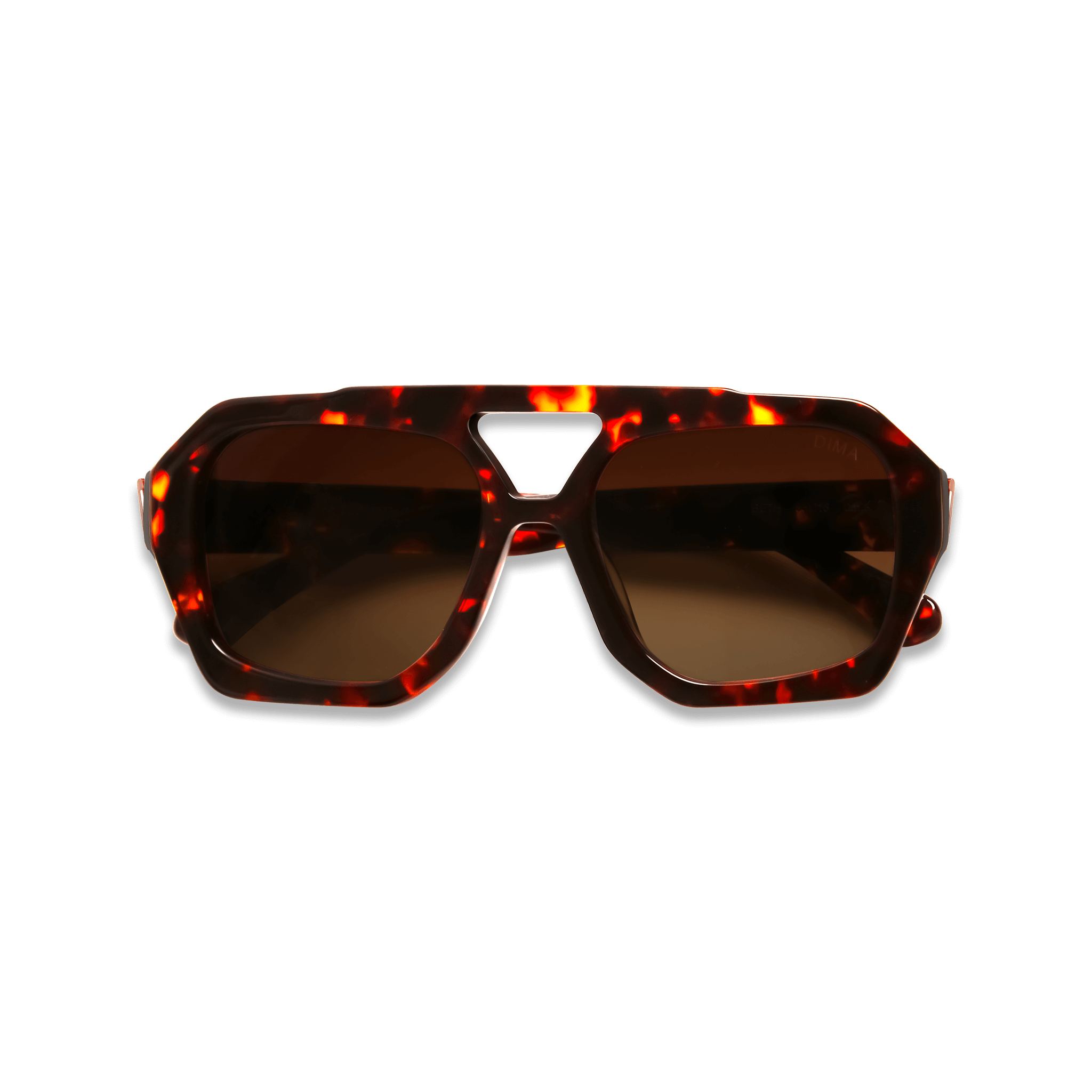 dima sunglass beth havana frame brown gradient lens 5