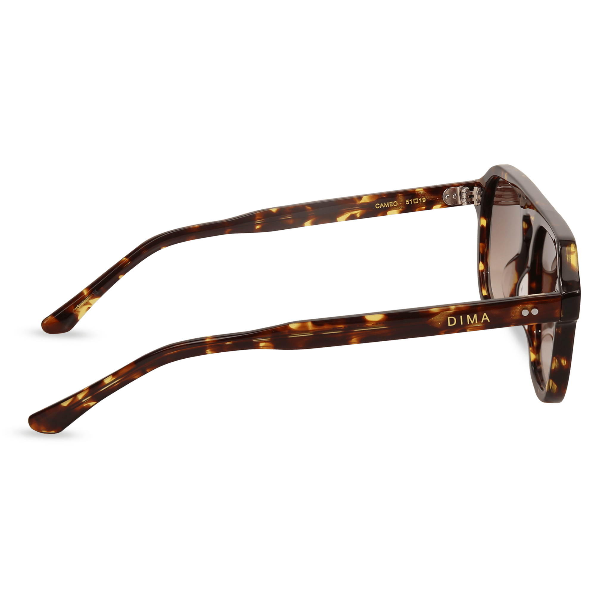 dima sunglass cameo amber tortoise frame brown gradient lens 3