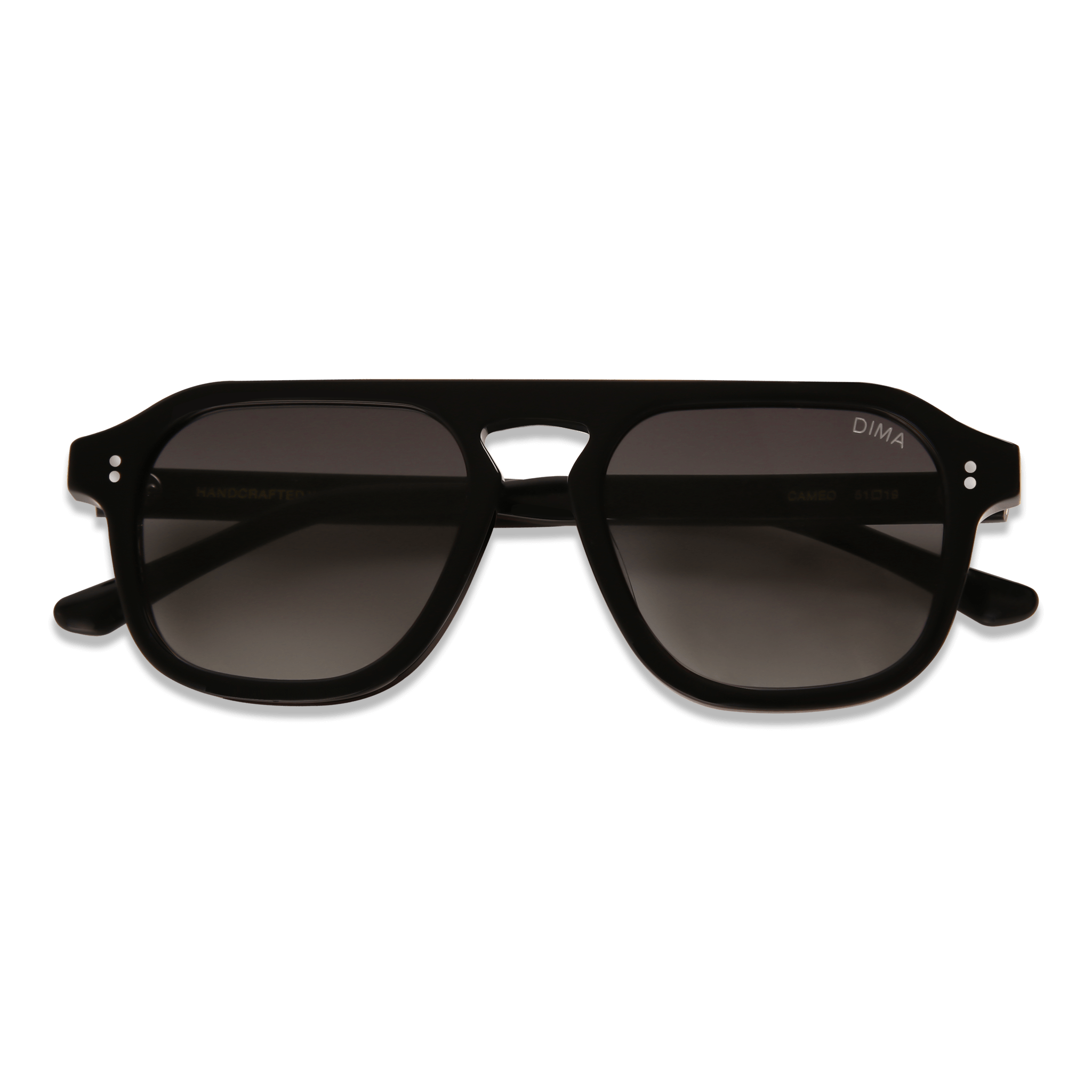 dima sunglass cameo black frame grey gradient lens 1