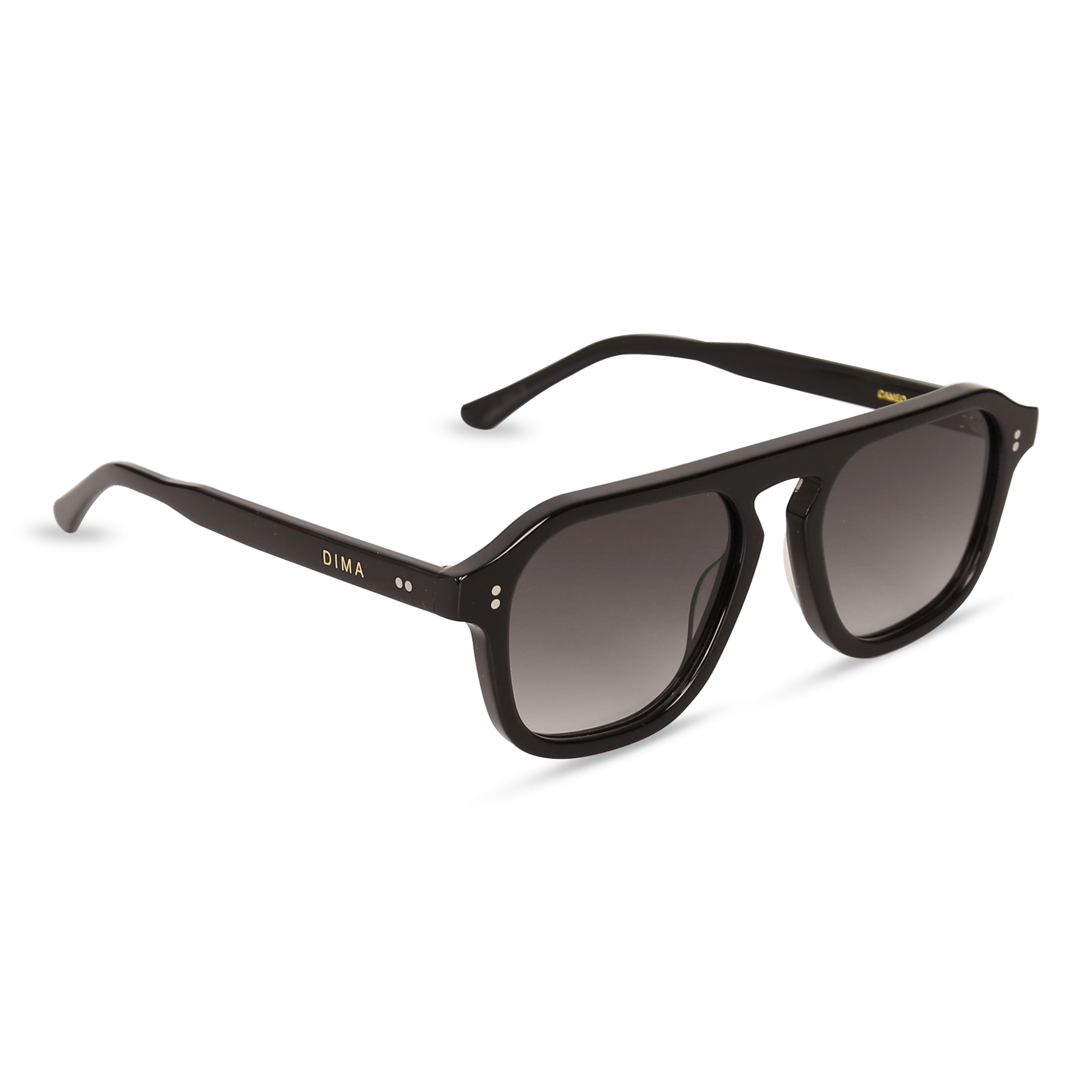dima sunglass cameo black frame grey gradient lens 4