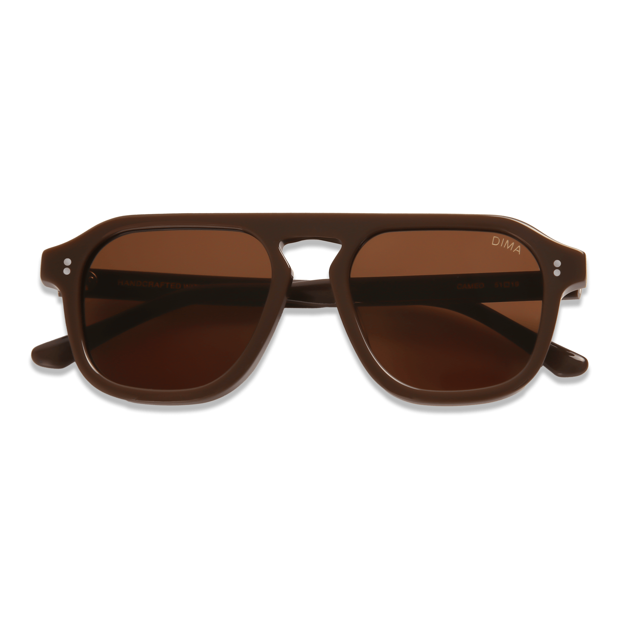 dima sunglass cameo brown frame brown lens 1