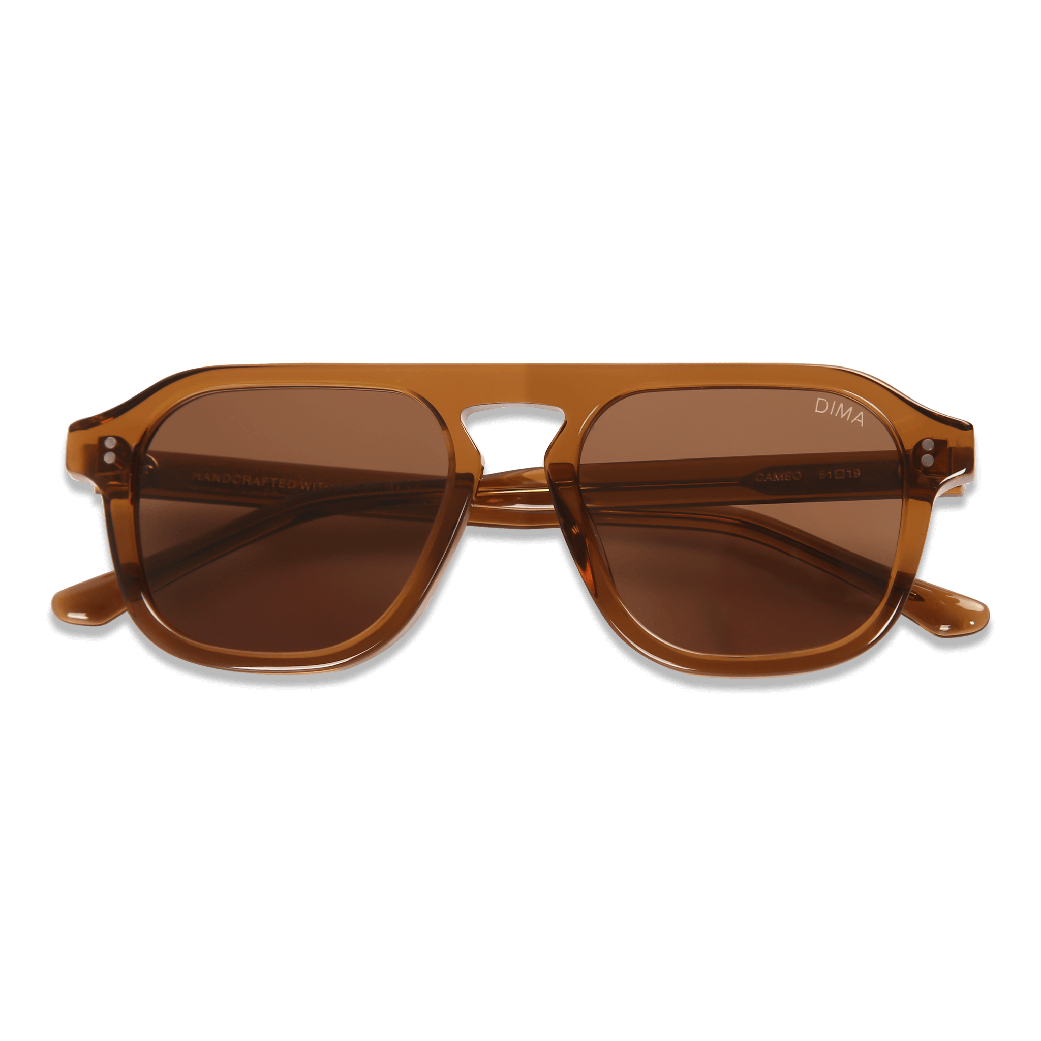 dima sunglass cameo crystal brown frame brown lens 1