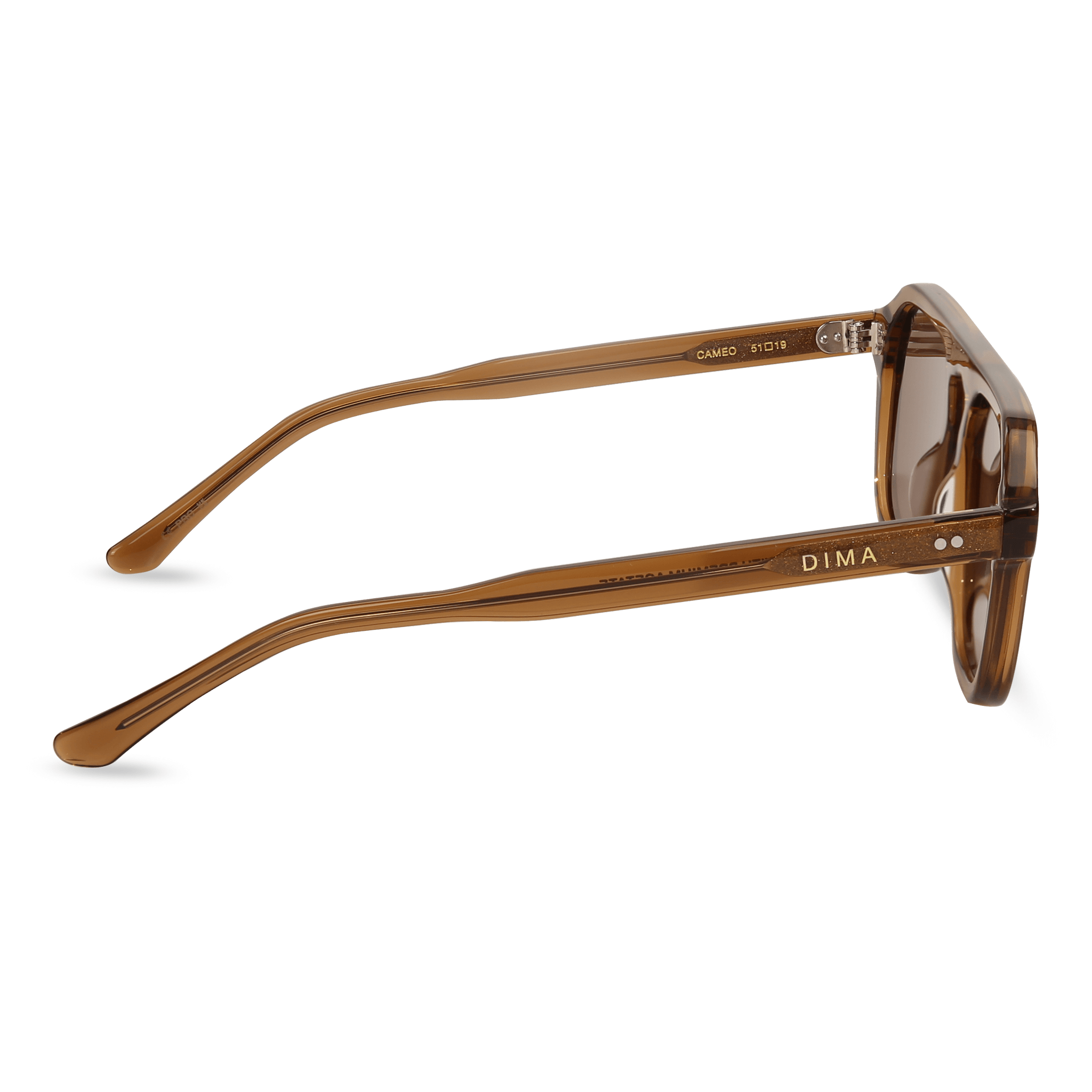 dima sunglass cameo crystal brown frame brown lens 3