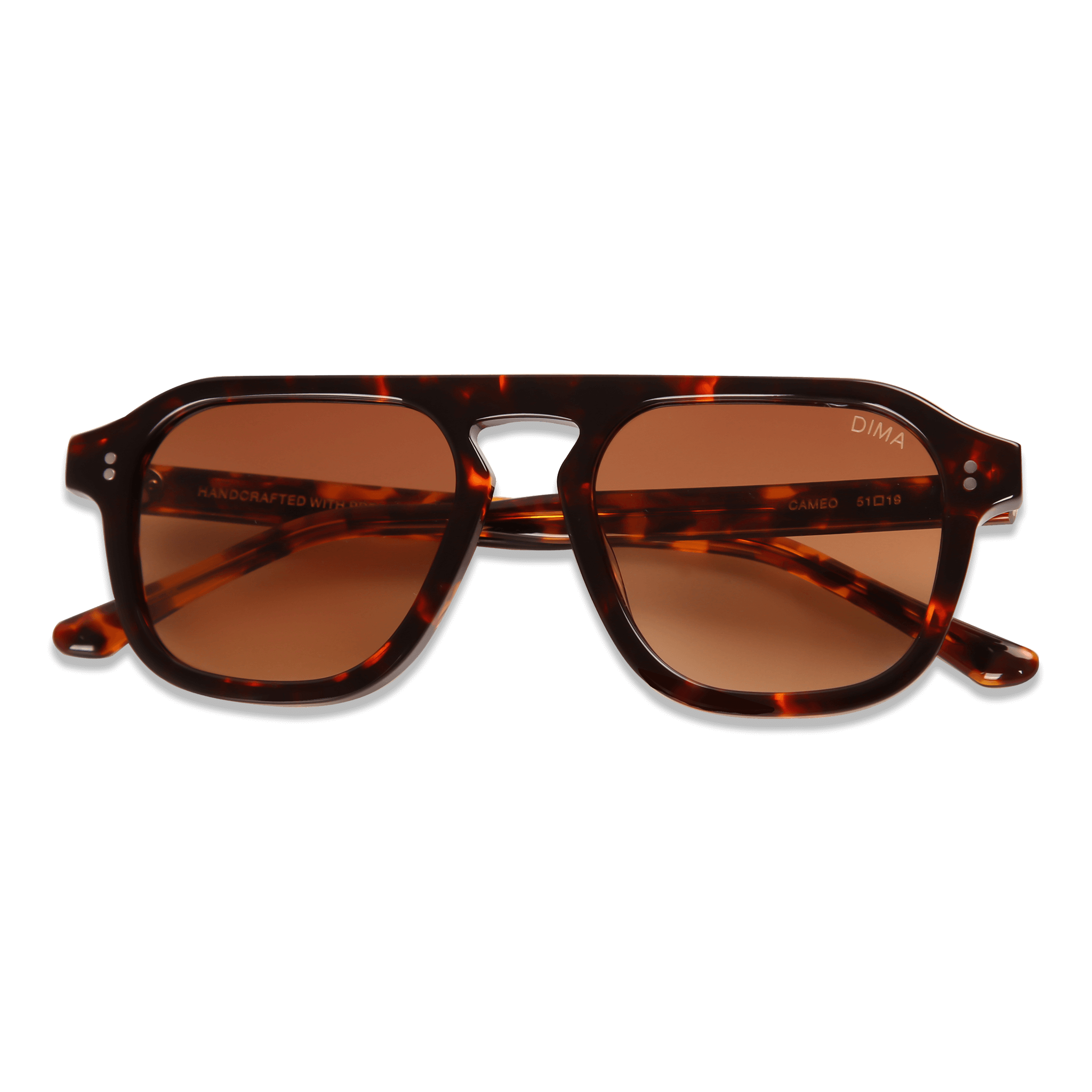 dima sunglass cameo havana frame brown gradient lens 1