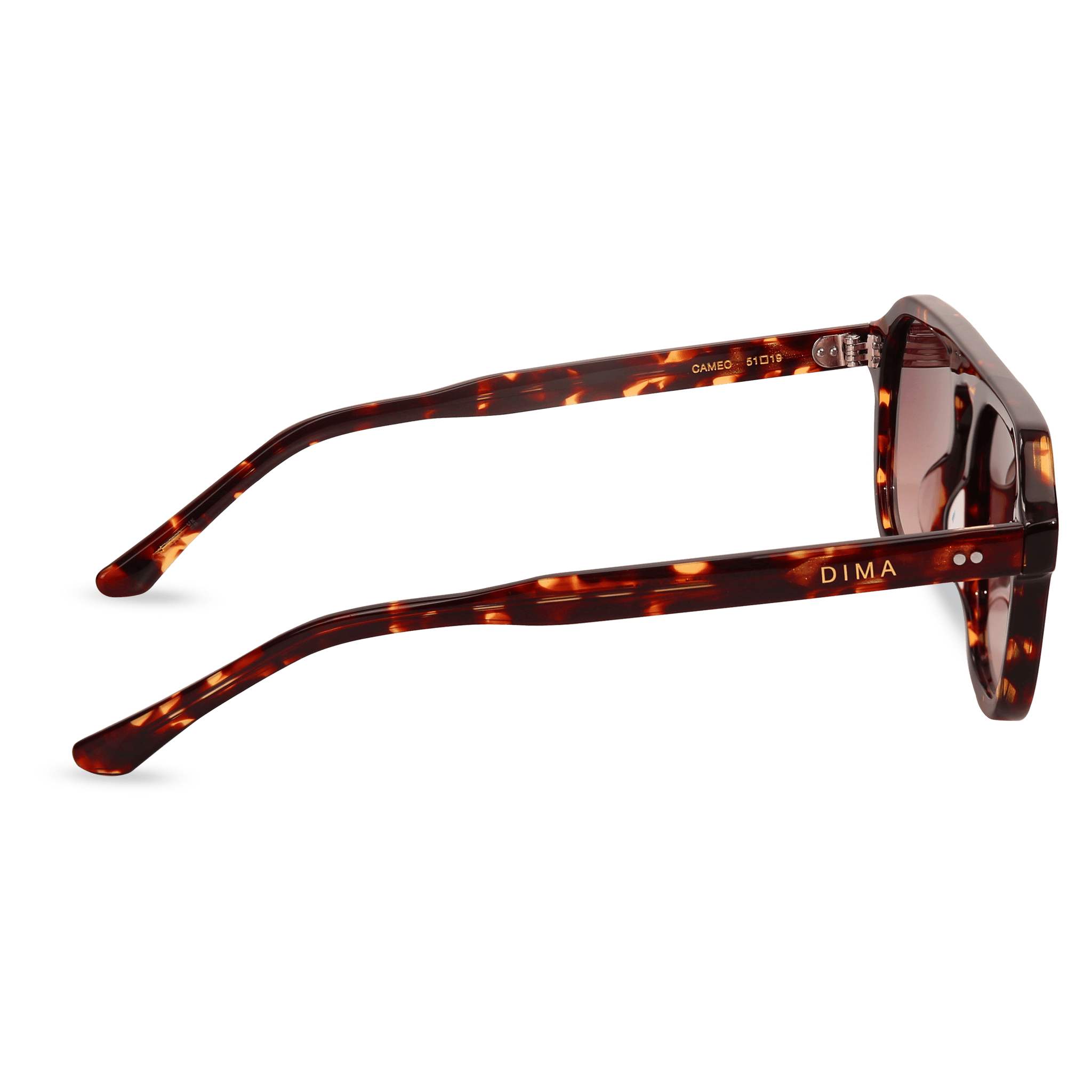 dima sunglass cameo havana frame brown gradient lens 3