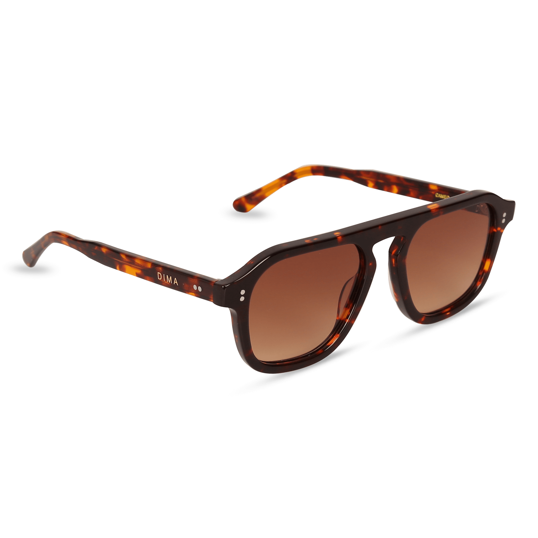 dima sunglass cameo havana frame brown gradient lens 4
