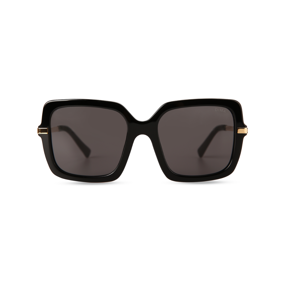 dima sunglass deena black frame grey lens 1